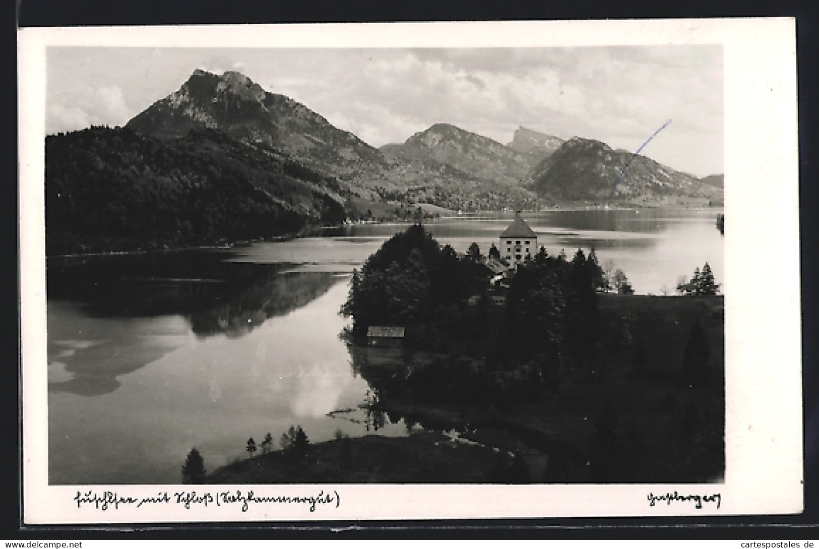 AK Fuschl Am See, Fuschlsee Mit Schloss  - Otros & Sin Clasificación