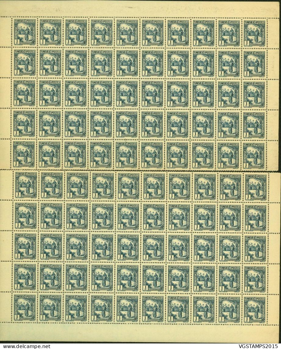 Tunisie 1931 - Colonie Française- Timbres Neufs. Yvert Nr.: 161.Feuille De 100.......................... (EB) AR-02711 - Unused Stamps