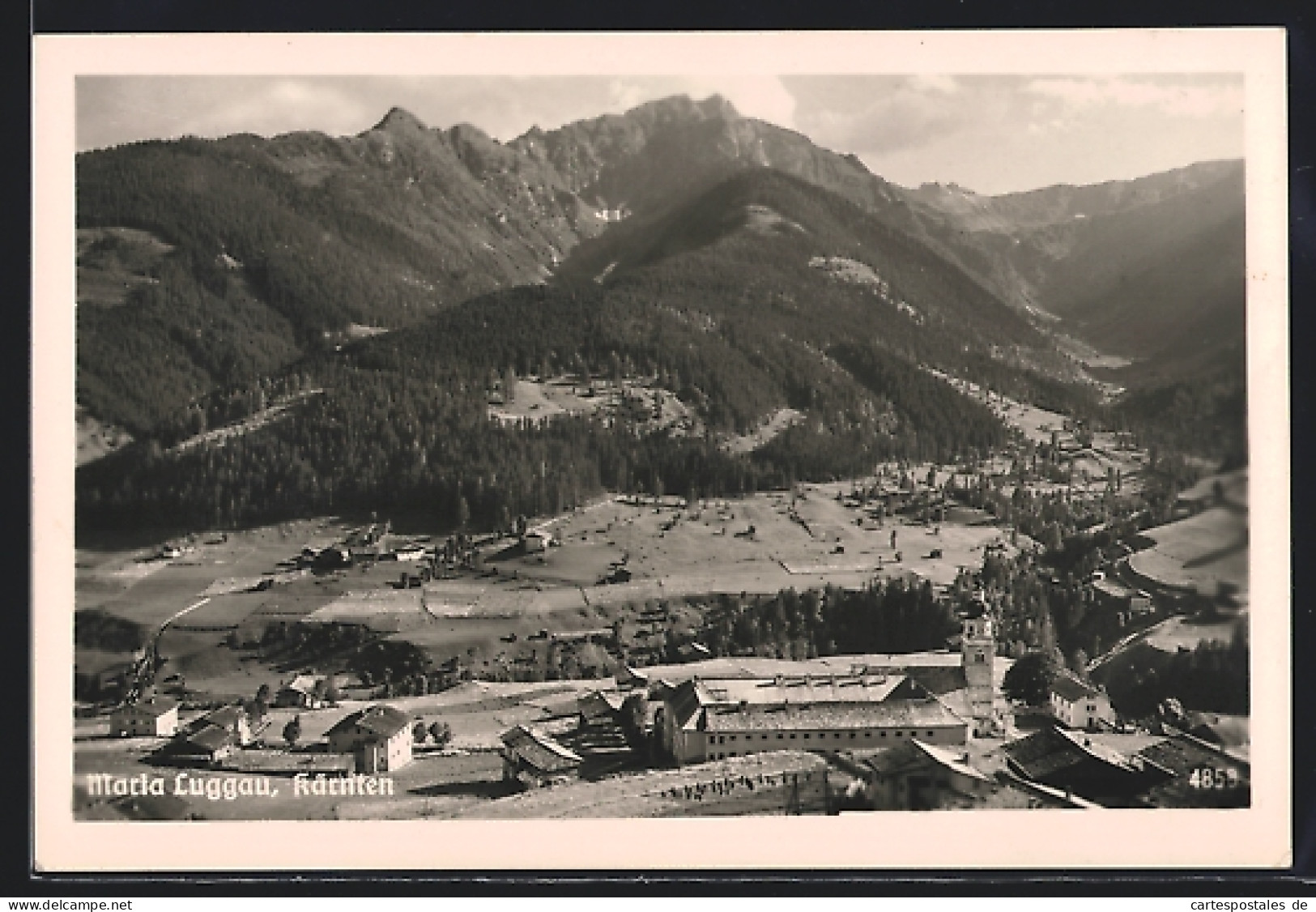 AK Maria Luggau /Kärnten, Teilansicht Mit Bergpanorama Aus Der Vogelschau  - Other & Unclassified