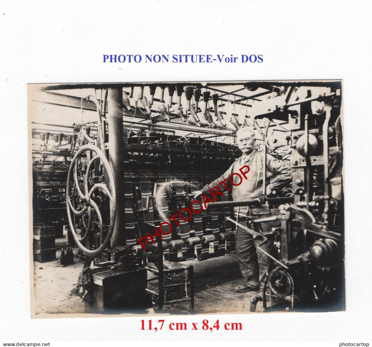 METIER A TISSER-Industrie Textile-PHOTO-NON SITUEE- - Industry
