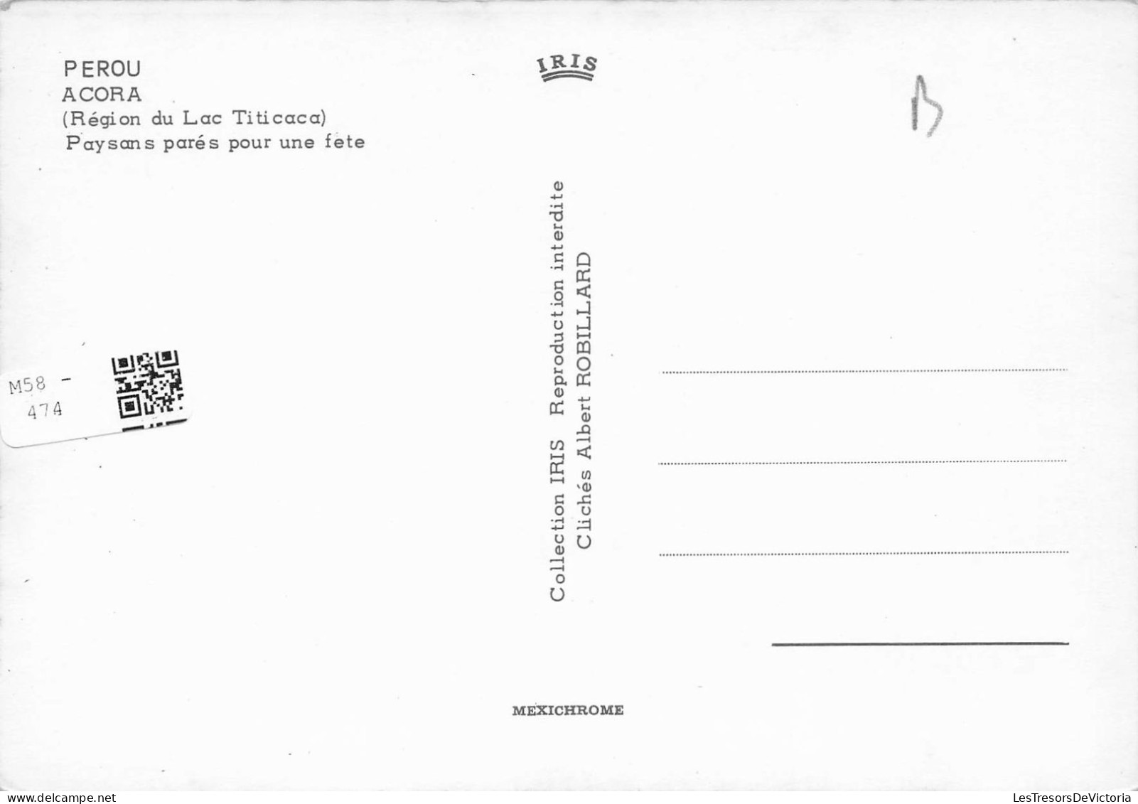 PEROU - Pérou - Acora - Région Du Lac Titcaca - Paysans Parés Pour Une Fête - Animé - Carte Postale - Pérou