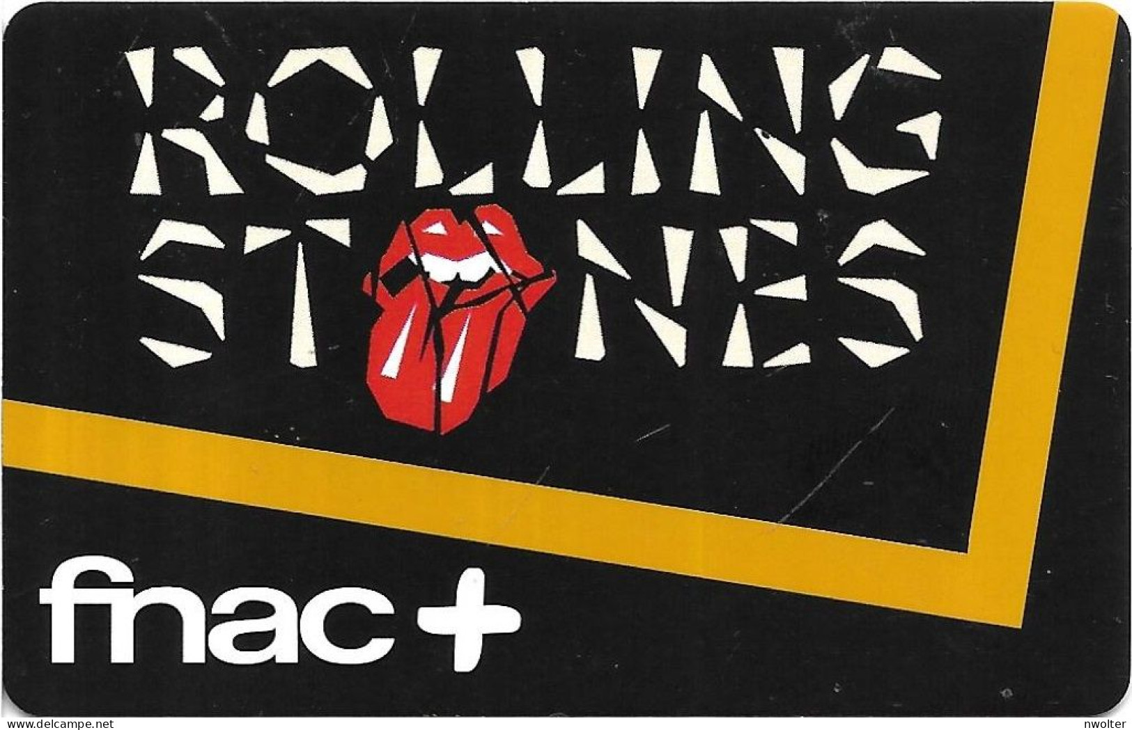 @+ Carte FNAC Fidelité + - Rolling Stones - Tarjetas De Regalo