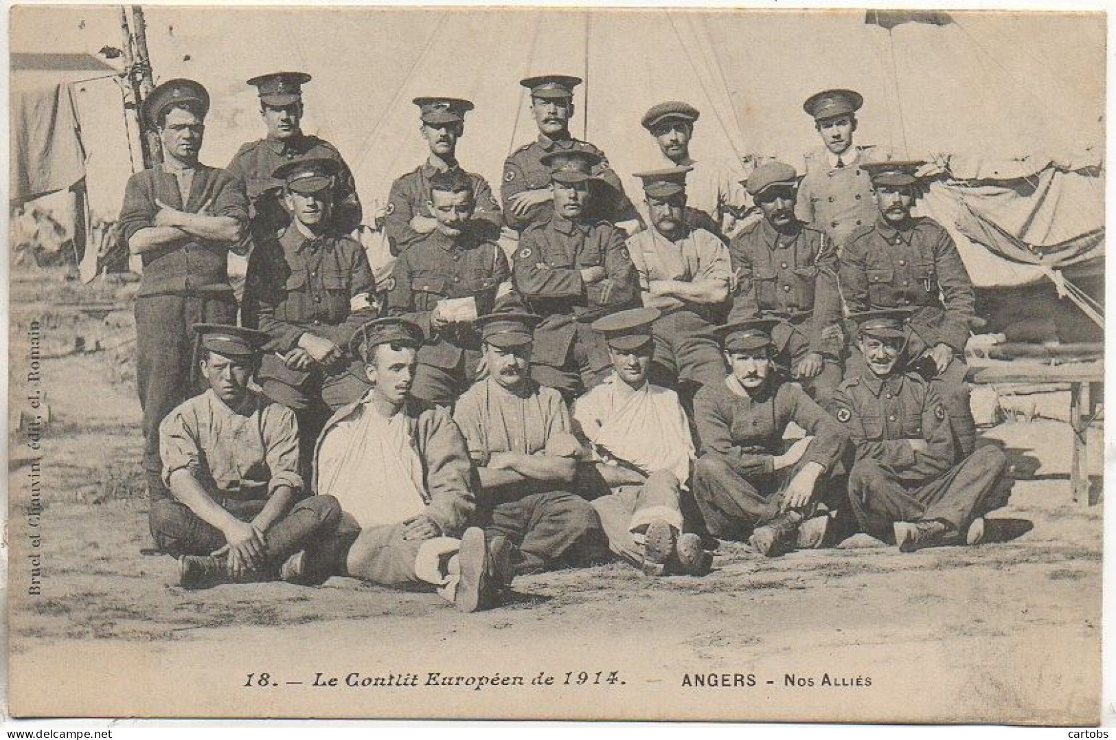 49 Conflit Européen De 1914 - ANGERS - Nos Alliés - Angers