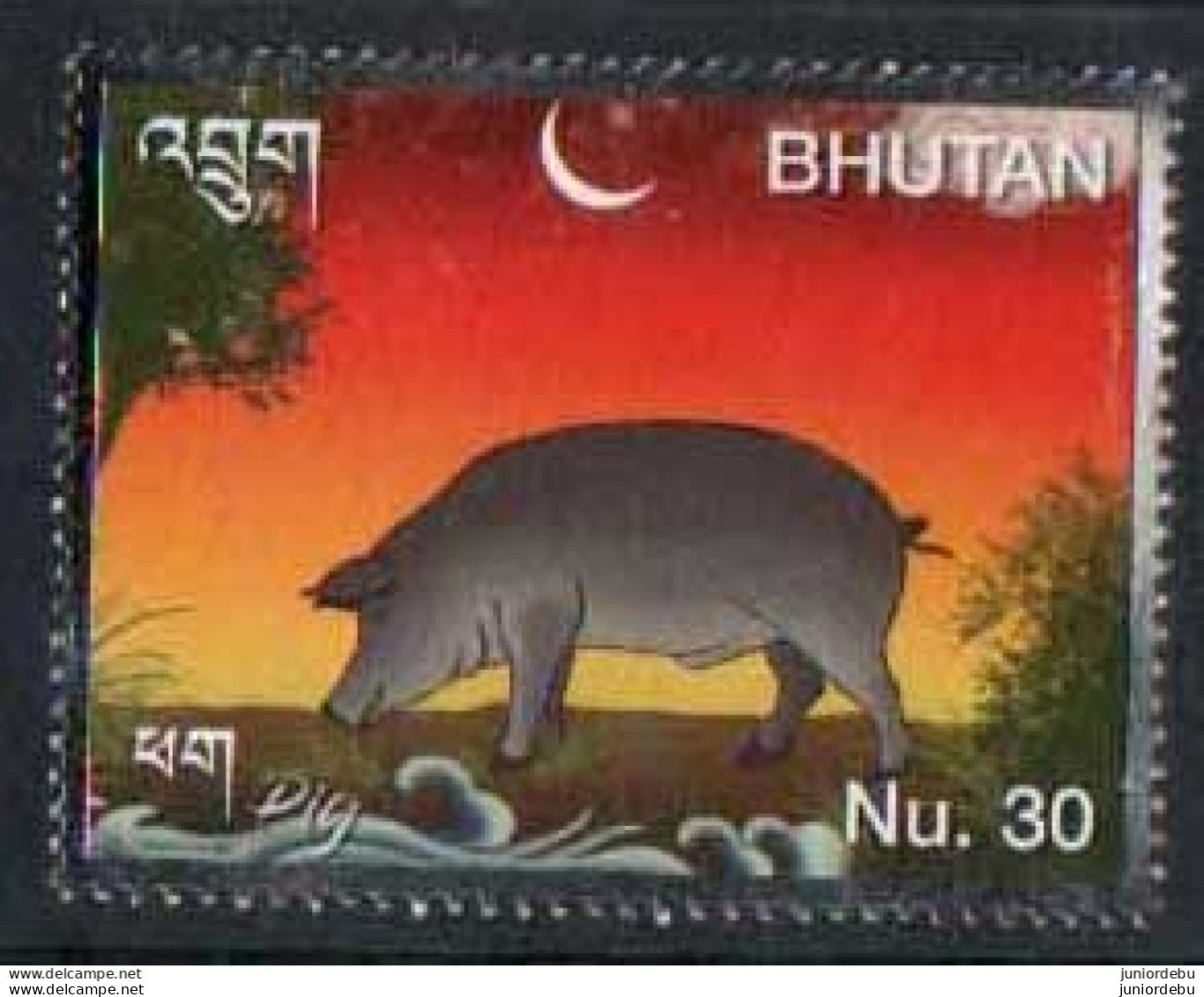 Bhutan - 2023 -  Chinese New Year - Year Of The Rabbit - Pig - MNH. (CP50) - Bhutan