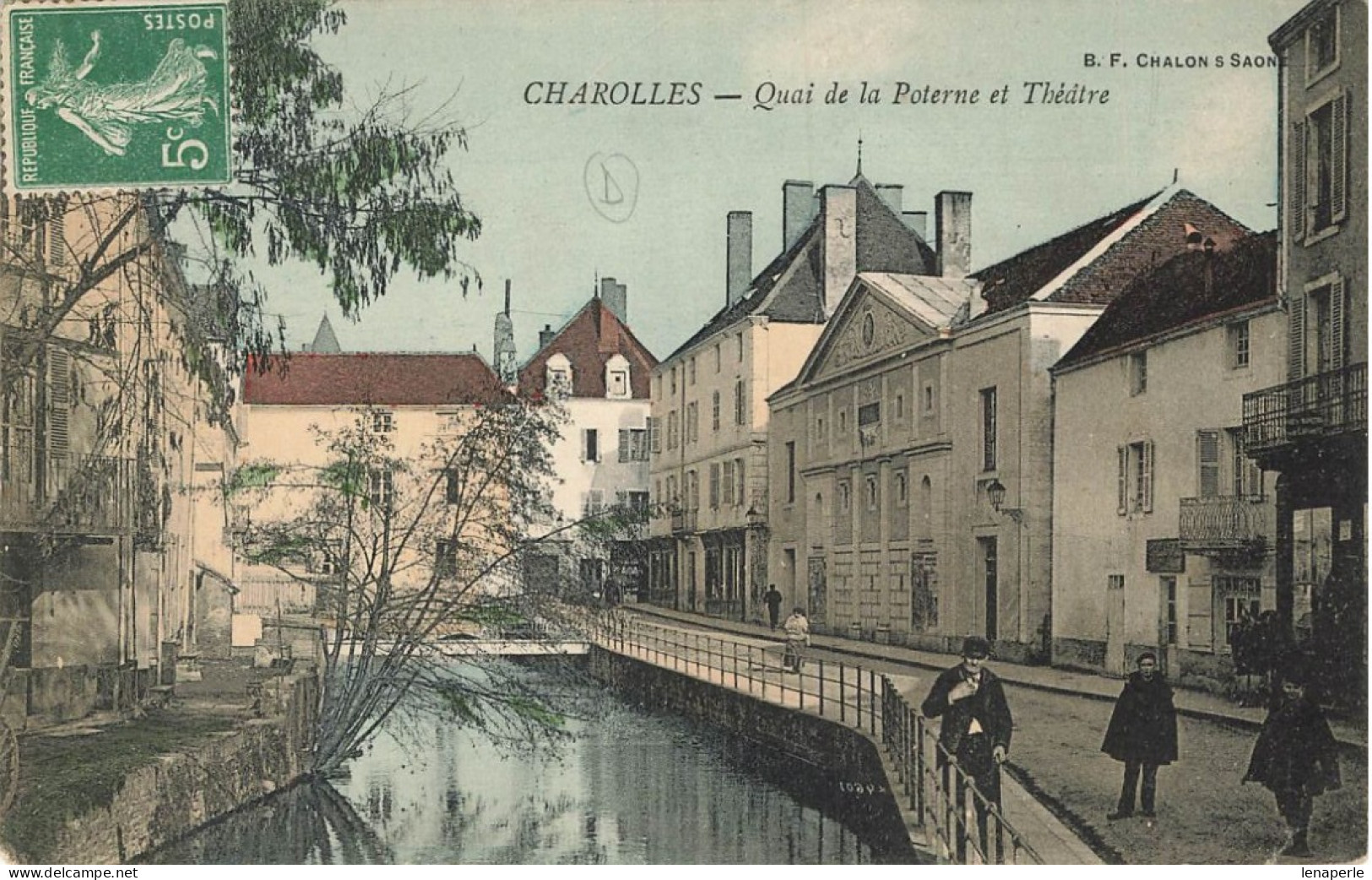 D9315 Charolles Quai De La Poterne Et Théâtre - Charolles