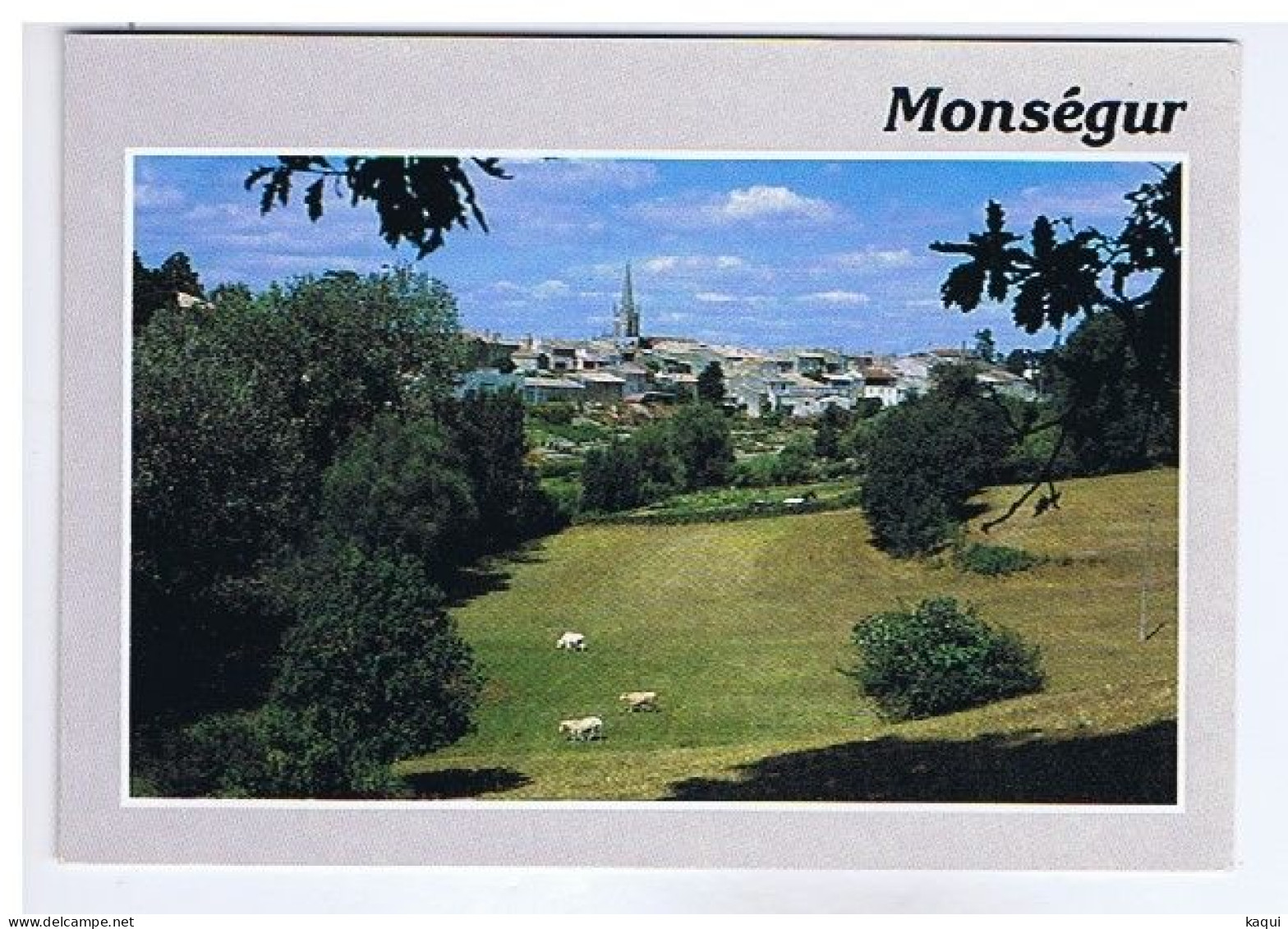 GIRONDE - MONSEGUR - Vue Générale - Editions Combier - CIM - Otros & Sin Clasificación