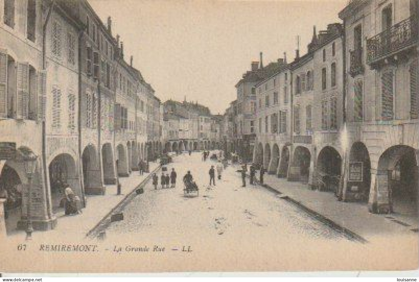 REMIREMONT  (  88 )    LA  GRANDE  RUE -  C P A  ( 24 / 5  / 59  ) - Remiremont