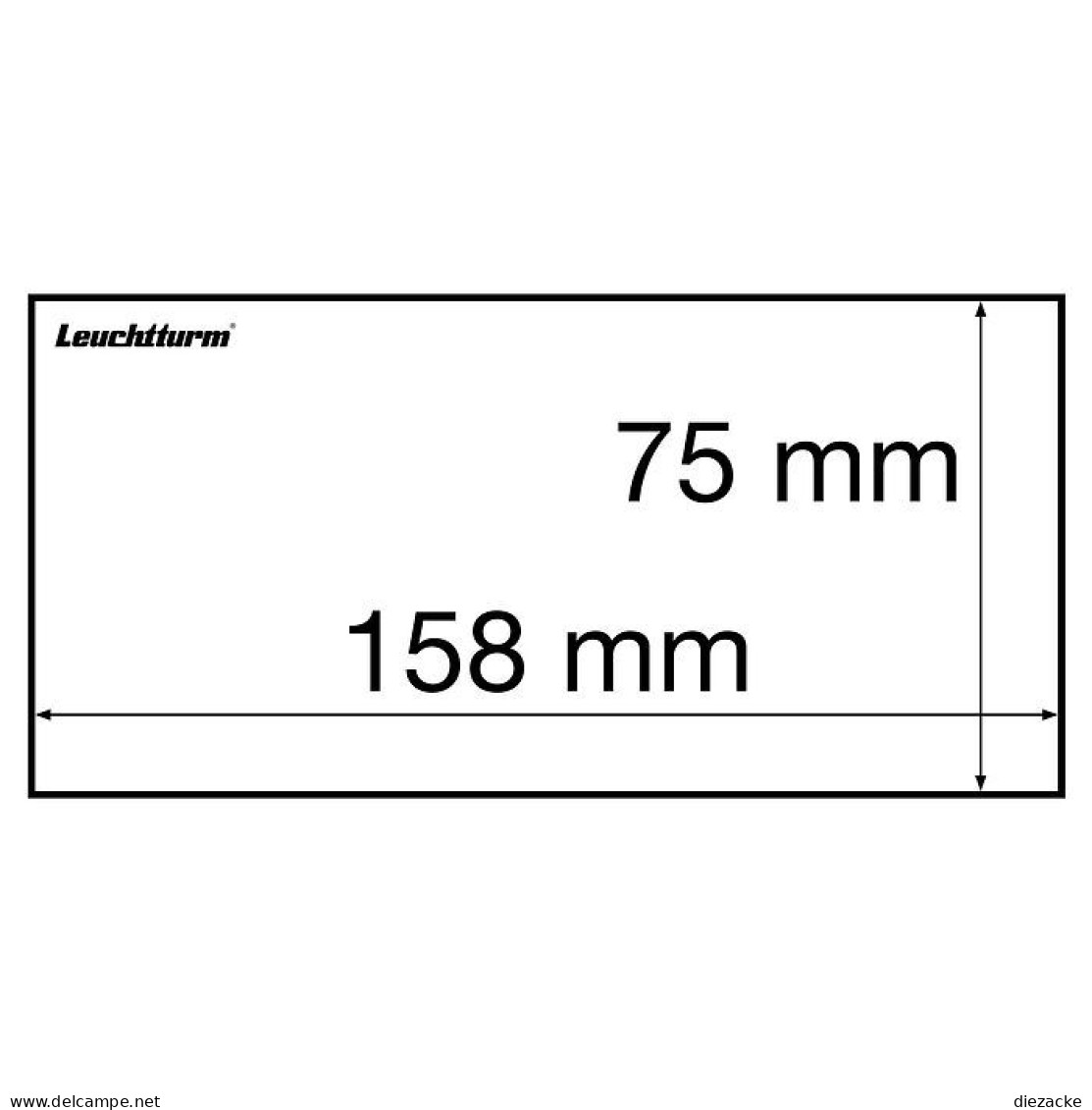 Leuchtturm Schutzhüllen Für Kleine Banknoten (158 X 75 Mm) 344903 Neu ( - Buste Trasparenti