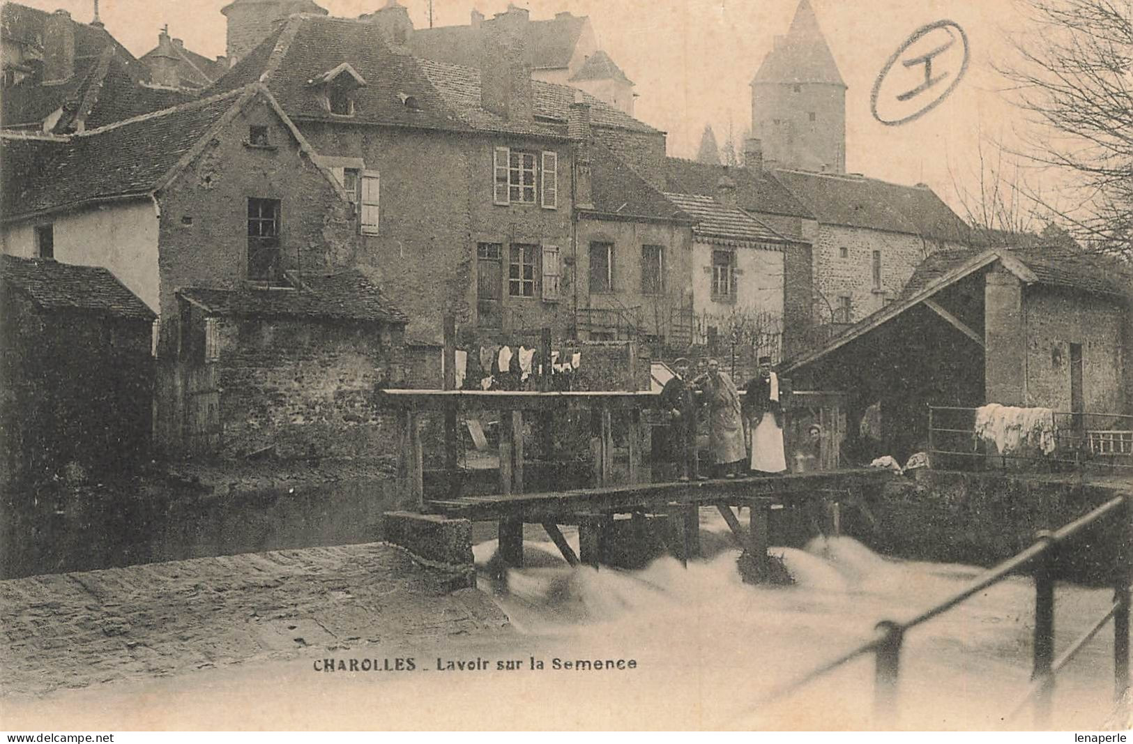 D9317 Charolles Lavoir Sur La Semence - Charolles