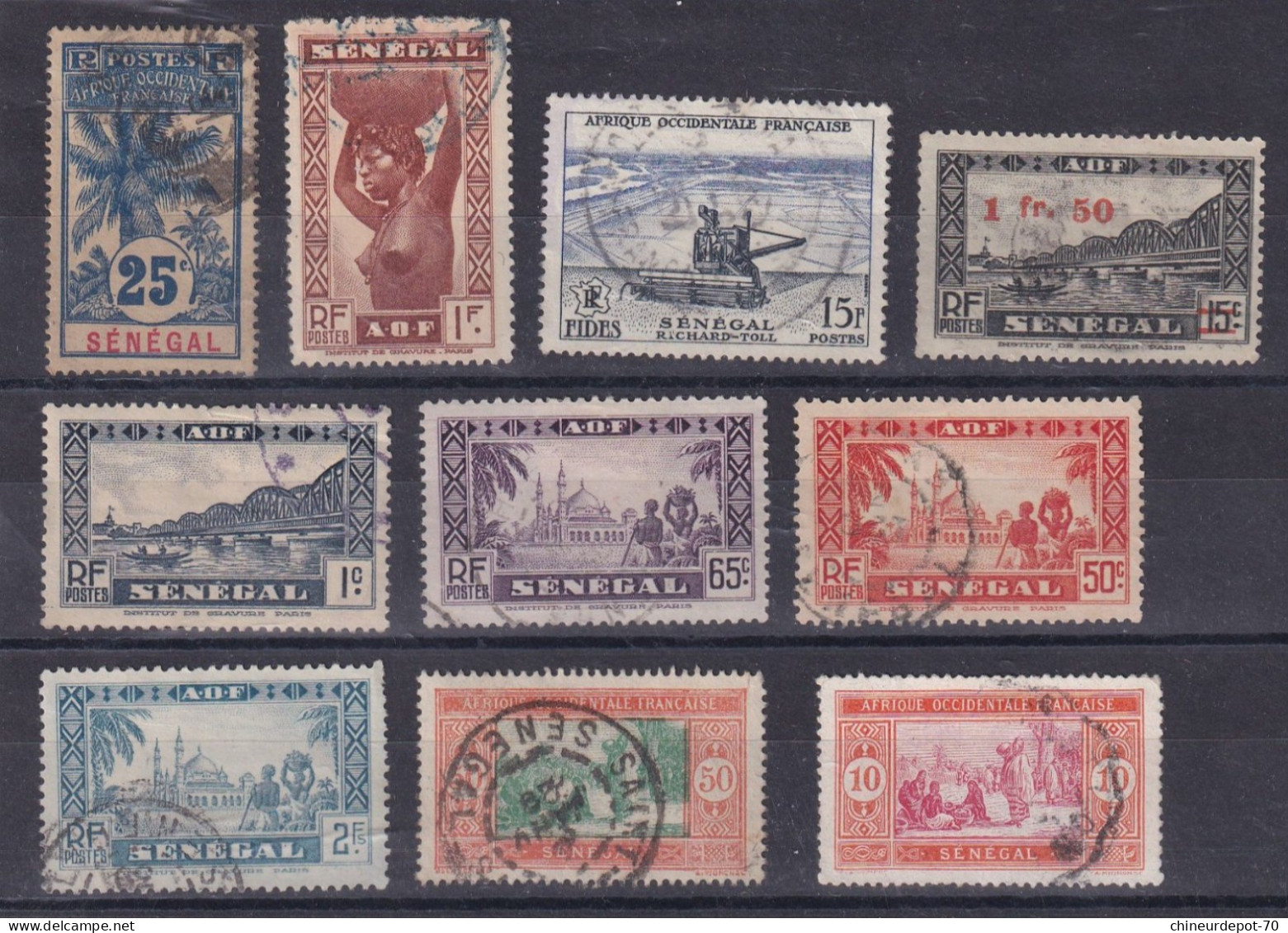 Sénégal Française - Used Stamps