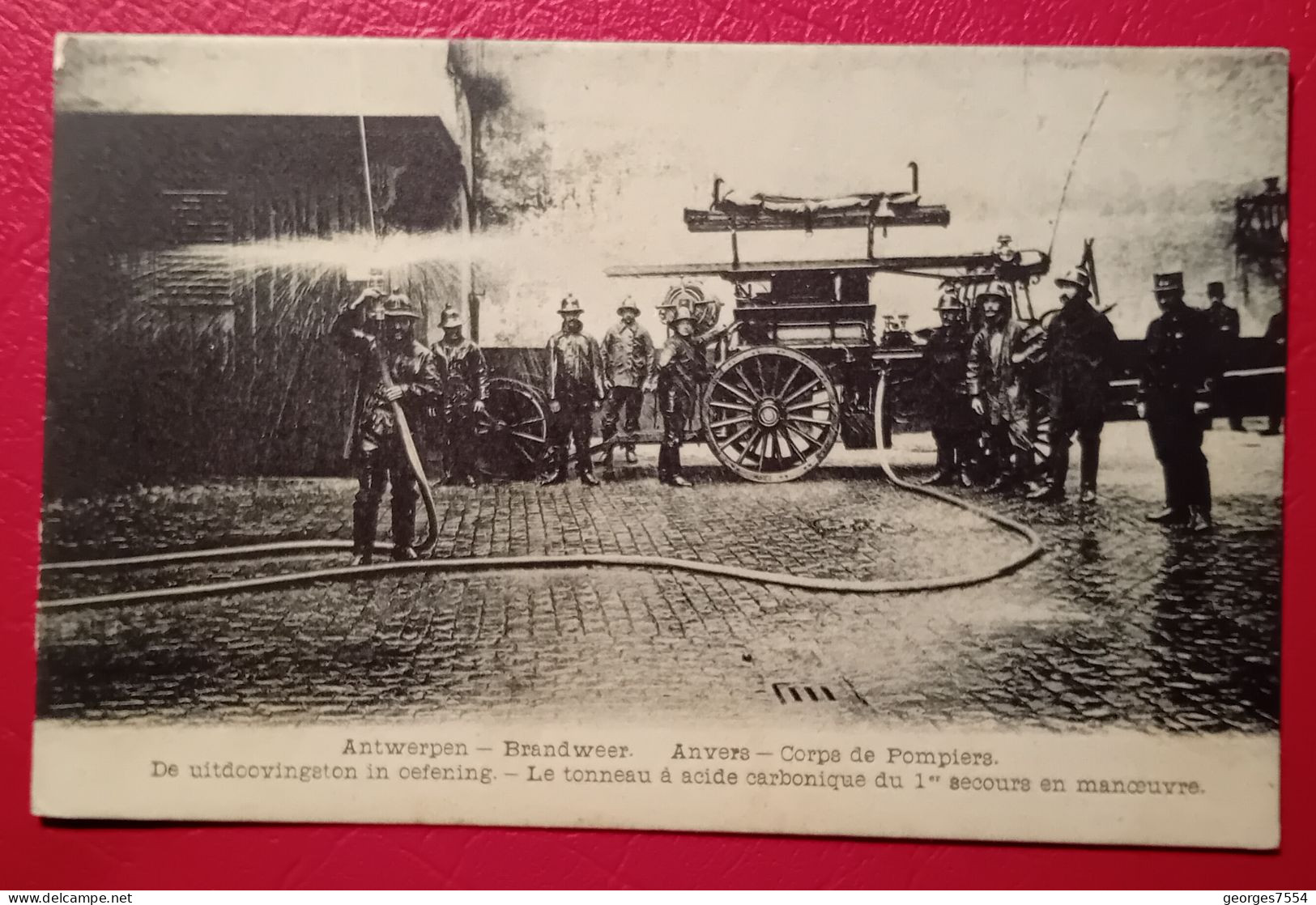 BELGIQUE - ANVERS - CORPS DES POMPIERS - Sonstige & Ohne Zuordnung