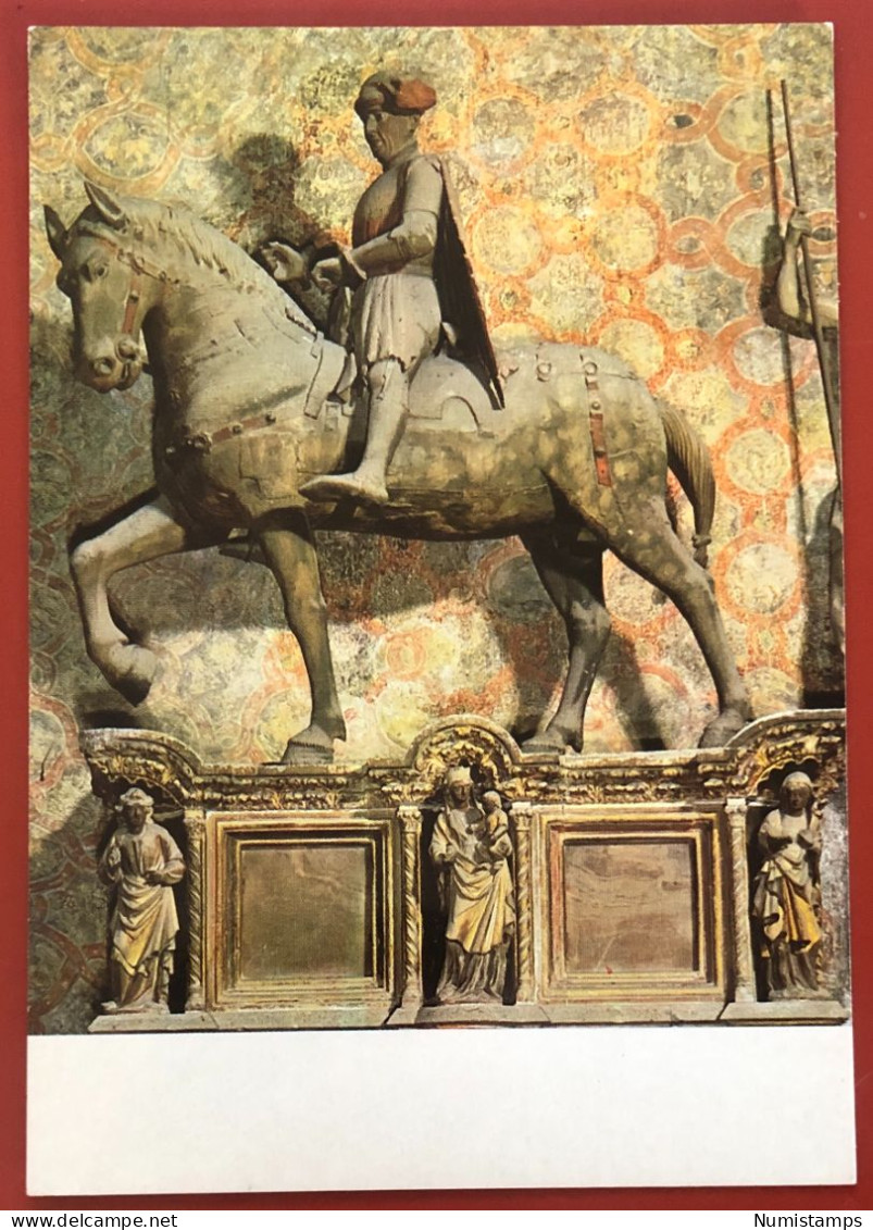 VENICE - Basilica Dei Frari - An Equestrian Monument To Paolo Savelli By Jacopo Della Quercia (c763) - Venetië (Venice)