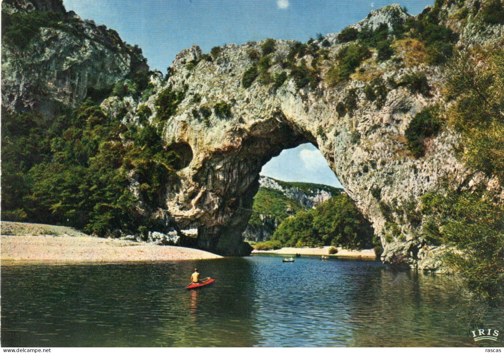 CPM - D1 - ARDECHE - LE PONT D'ARC - CANOE - Autres & Non Classés