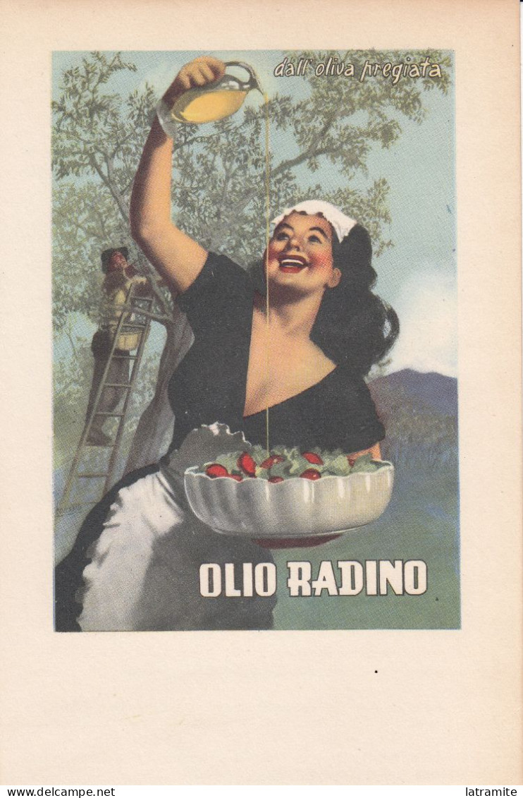 BOCCASILE - Cartolina Pubblicitaria OLIO RADINO - Sonstige & Ohne Zuordnung