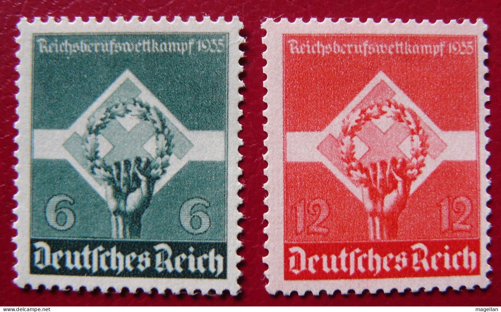 Allemagne - III Reich - Mi. 571/572 - Yv. 530/531 Neufs ** (MNH) - Unused Stamps