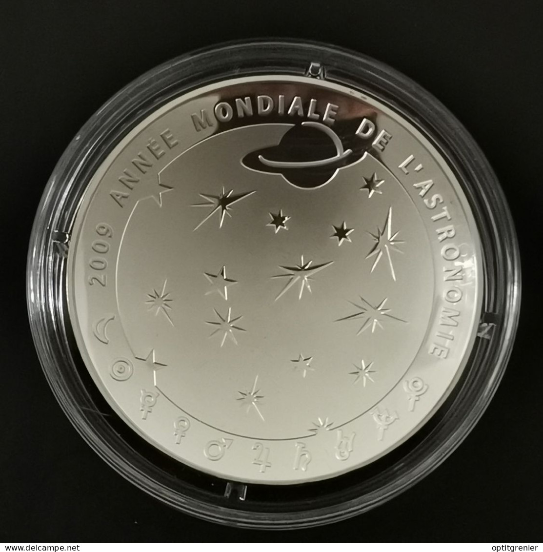 COFFRET 10 EURO ARGENT BE 2009 ANNEE MONDIALE DE L'ASTRONOMIE / PROOF SILVER - Francia