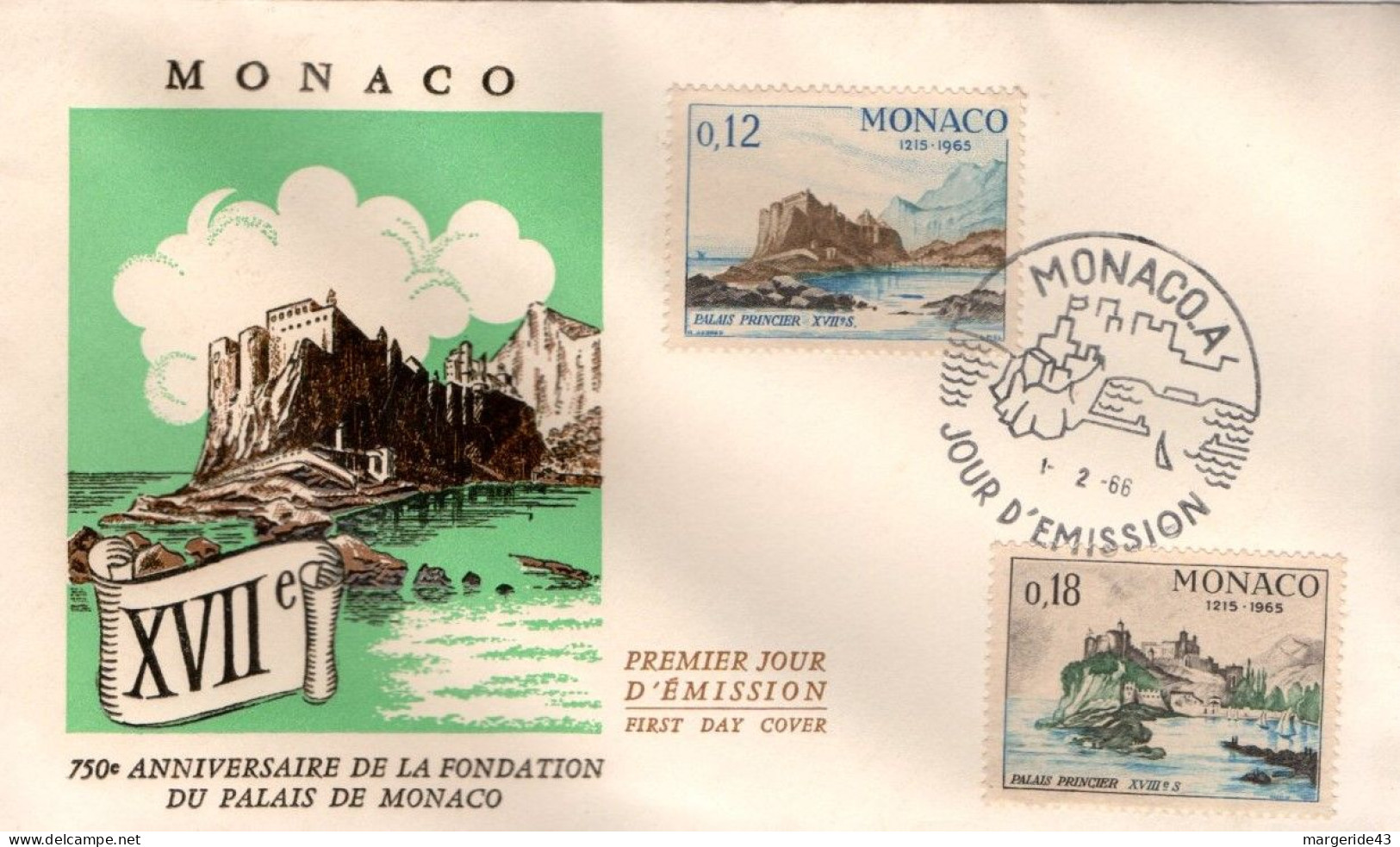 MONACO  LOT DE 34 FDC DIFFERENTES - Lots & Kiloware (mixtures) - Max. 999 Stamps
