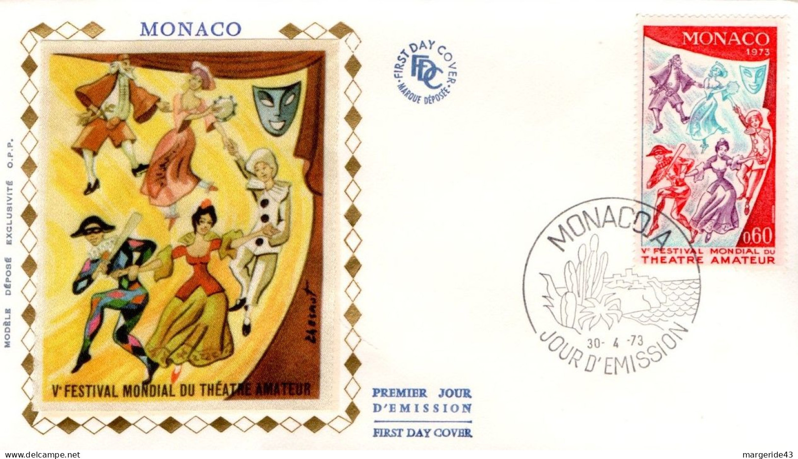 MONACO  LOT DE 34 FDC DIFFERENTES