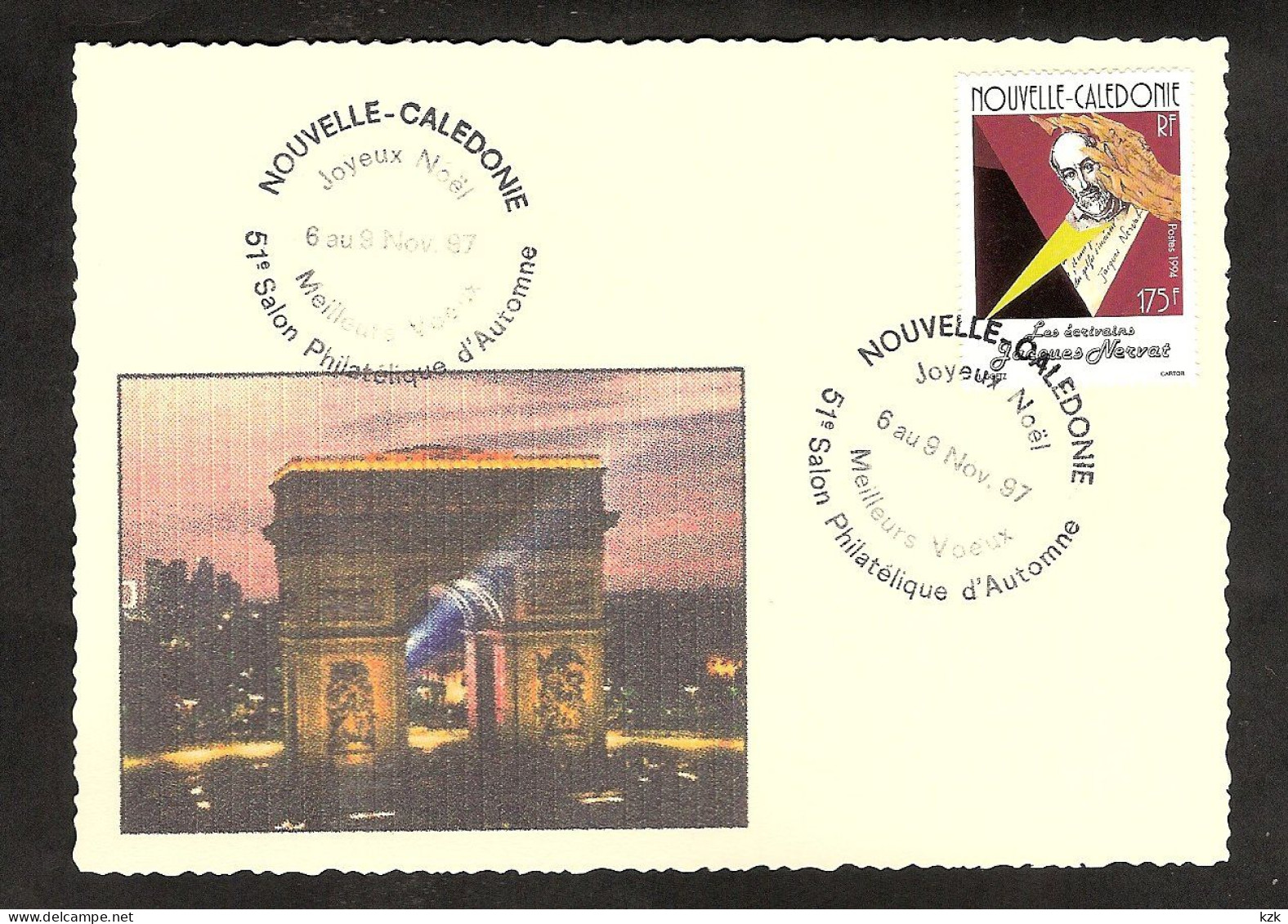 2 10	011	-	Oblit. Salon Philatélique D'Automne  «Nouvelle-Calédonie» 9/11/97 - Briefmarkenausstellungen
