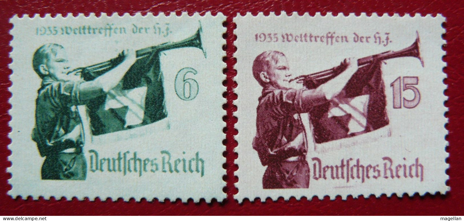 Allemagne - III Reich - Mi. 584/585 - Yv. 543/544 Neufs ** (MNH) - Ungebraucht