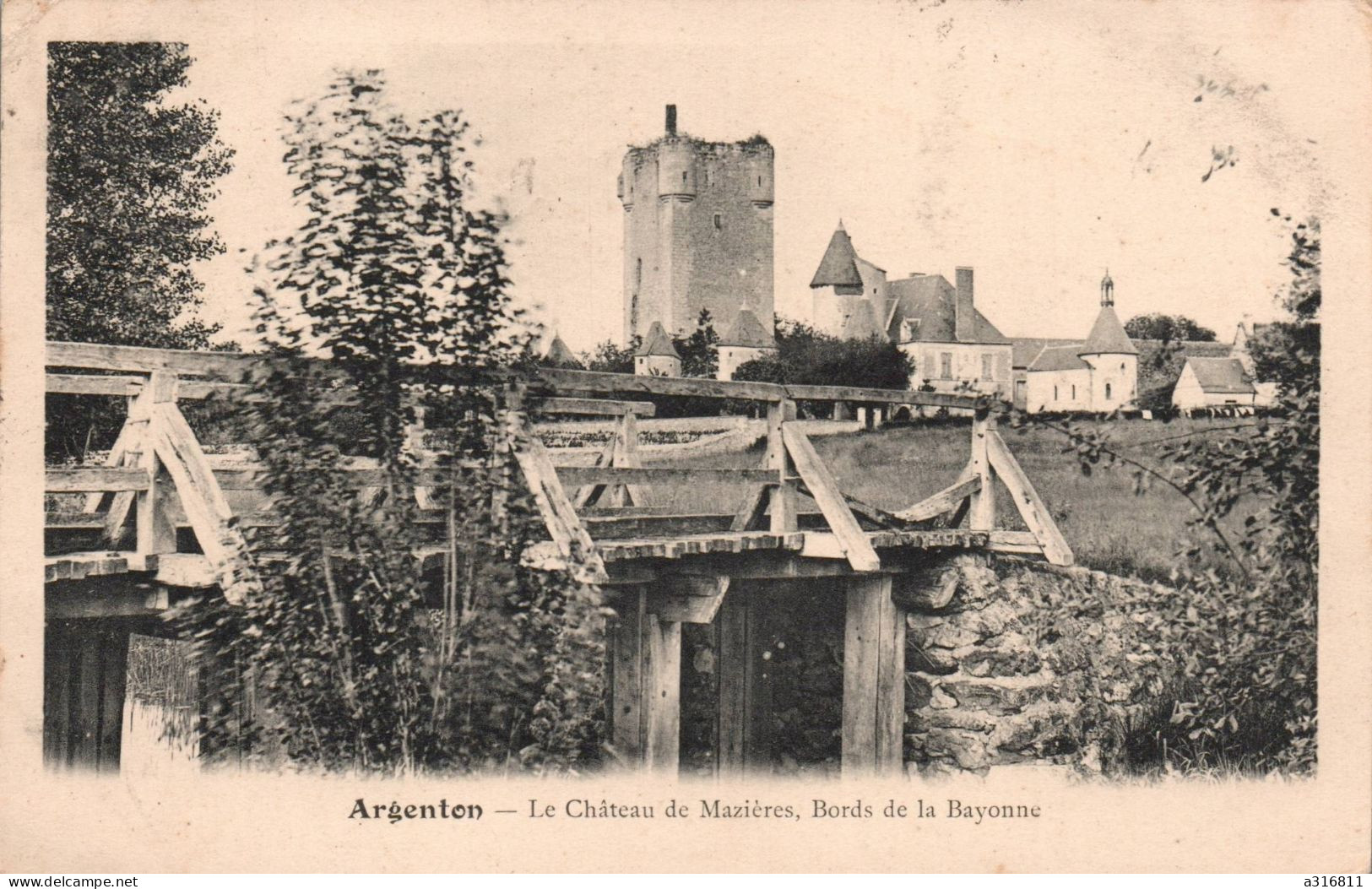 Argenton Le Chateau De Mazieres Bords De La Bayonne - Other & Unclassified