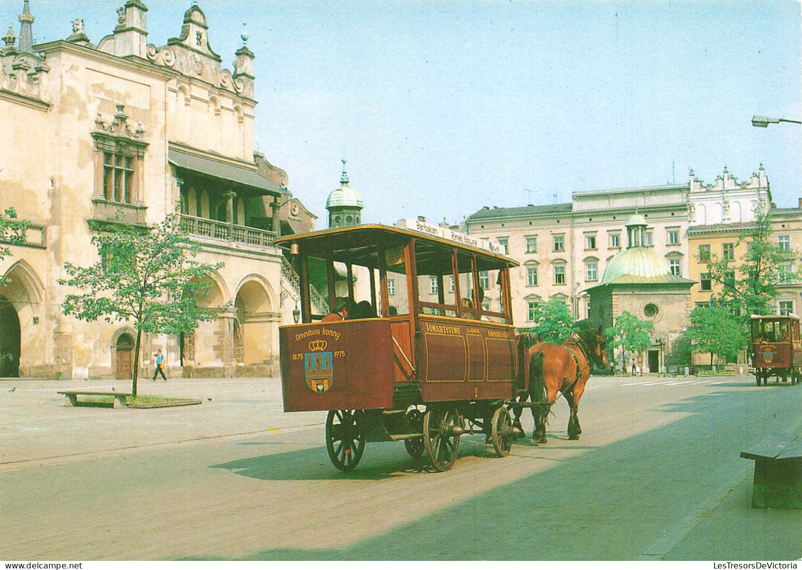 POLOGNE - Krakow - Rynek Glowny - Omnibus - Fot S I K Jablonscy - Animé - Vue Générale - Carte Postale - Poland