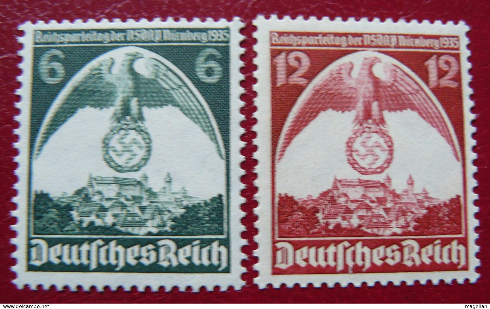 Allemagne - III Reich - Mi. 586/587 - Yv. 545/546 Neufs ** (MNH) - Unused Stamps