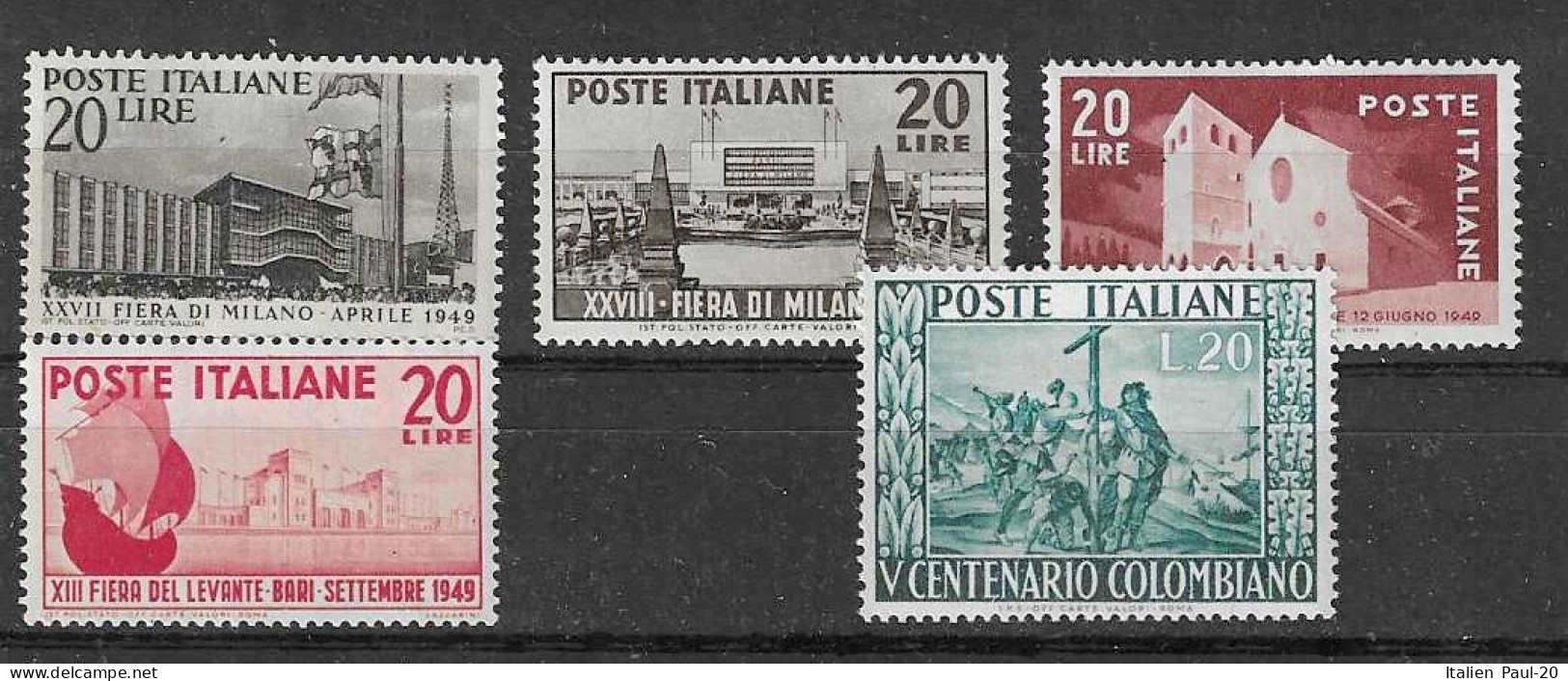 Italien - Selt./postfr. Ausgaben Aus 1949/51 - Aus Michel 771 Und 833! - 1946-60: Mint/hinged