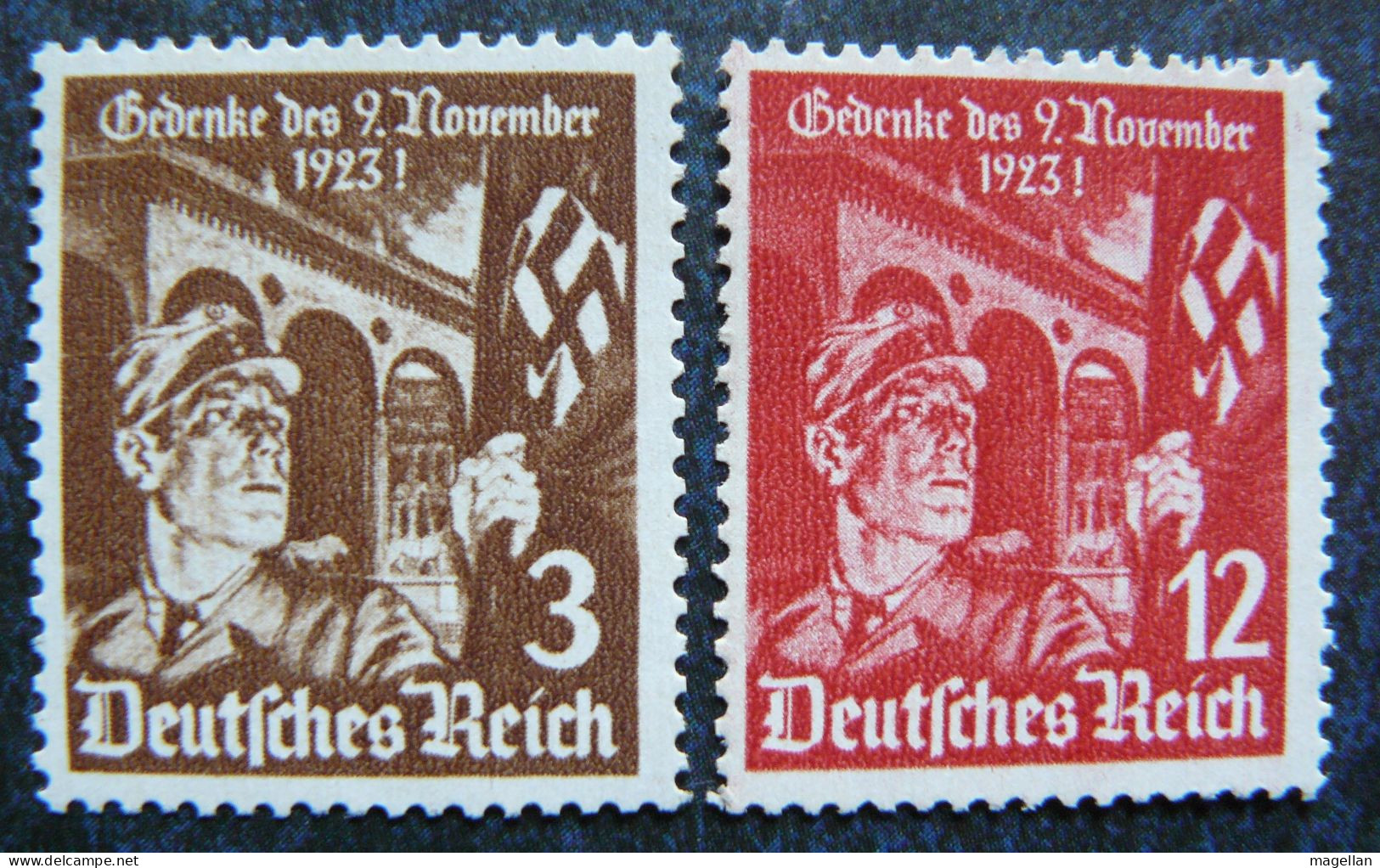 Allemagne - III Reich - Mi. 598/599 - Yv. 557/558 Neufs ** (MNH) - Unused Stamps