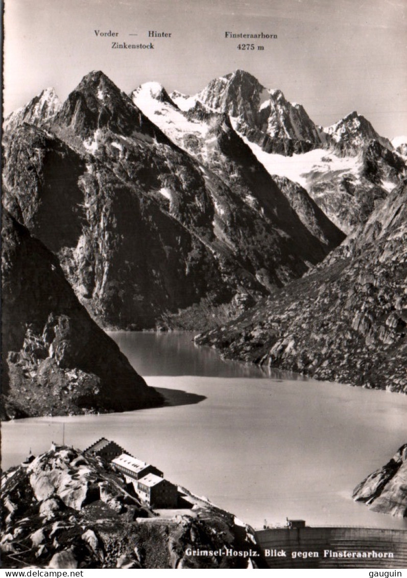 CPSM - GRIMSEL HOSPIZ - Blick Auf FINSTERAARHORN ... LOT 2 CP à Saisir - Guttannen