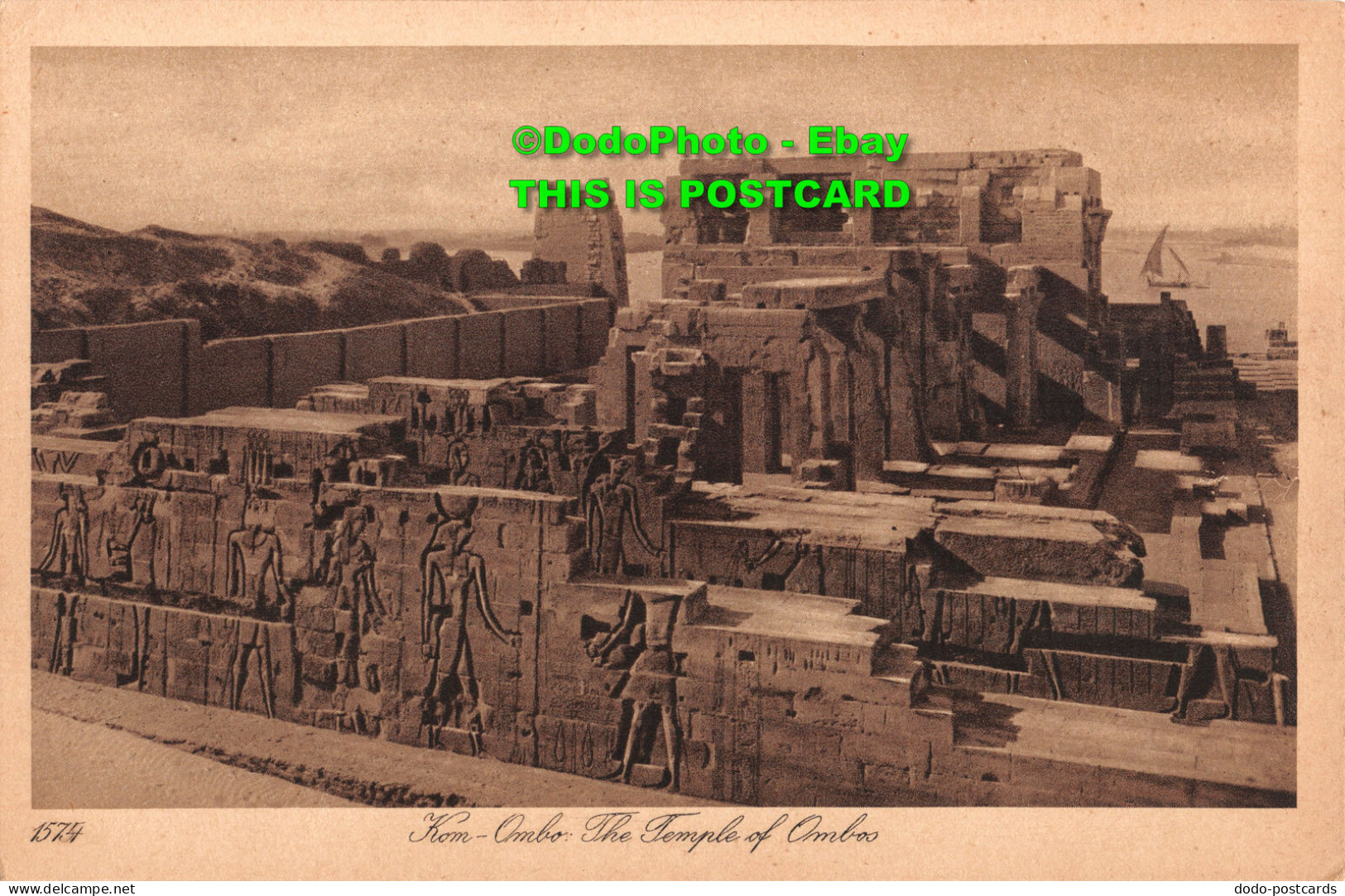 R356160 1574. Kom. Ombo. The Temple Of Ombos. Lehnert And Landrock. Egypt - World