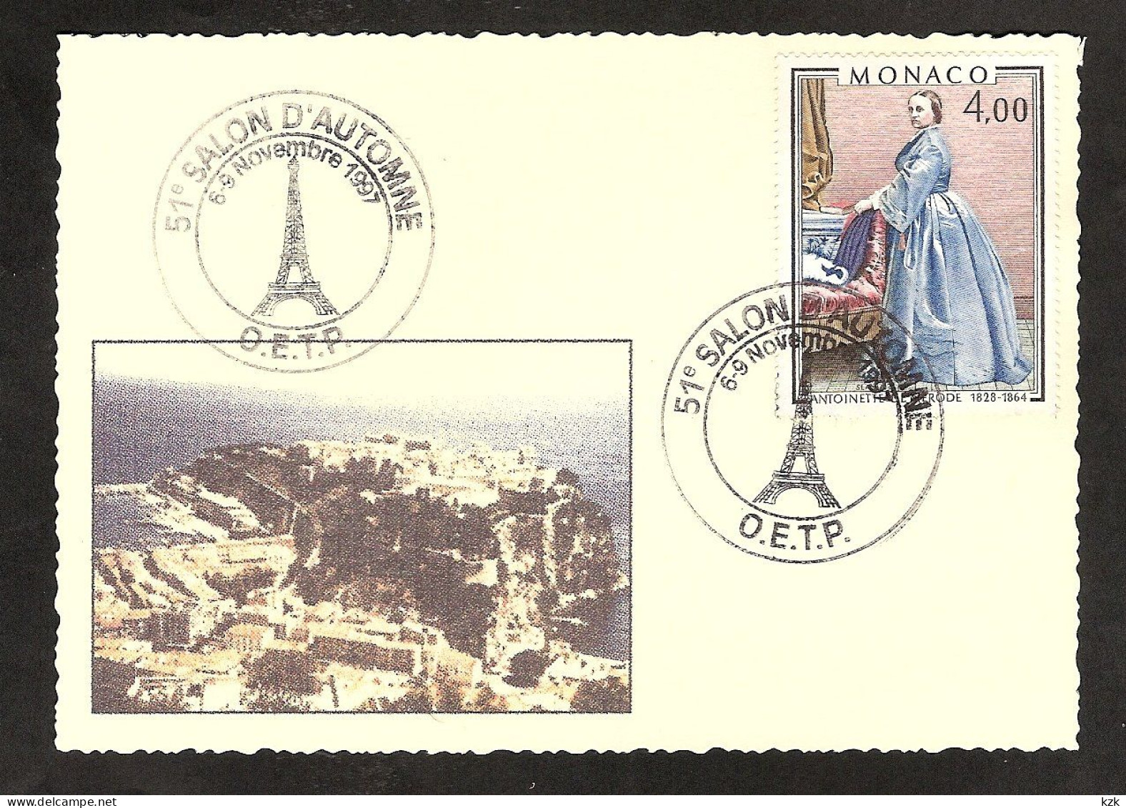 2 10	015	-	Oblit. Salon Philatélique D'Automne  « Monaco » 9/11/97 - Filatelistische Tentoonstellingen