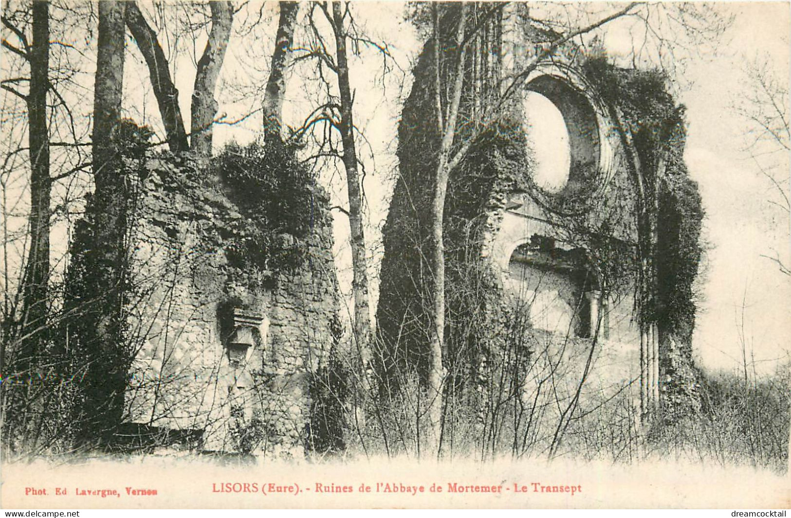 Top Promo 3 Cpa 27 LISORS. Ruines Transept, Pilier Du Choeur Et Cloître Abbaye Mortemer - Autres & Non Classés