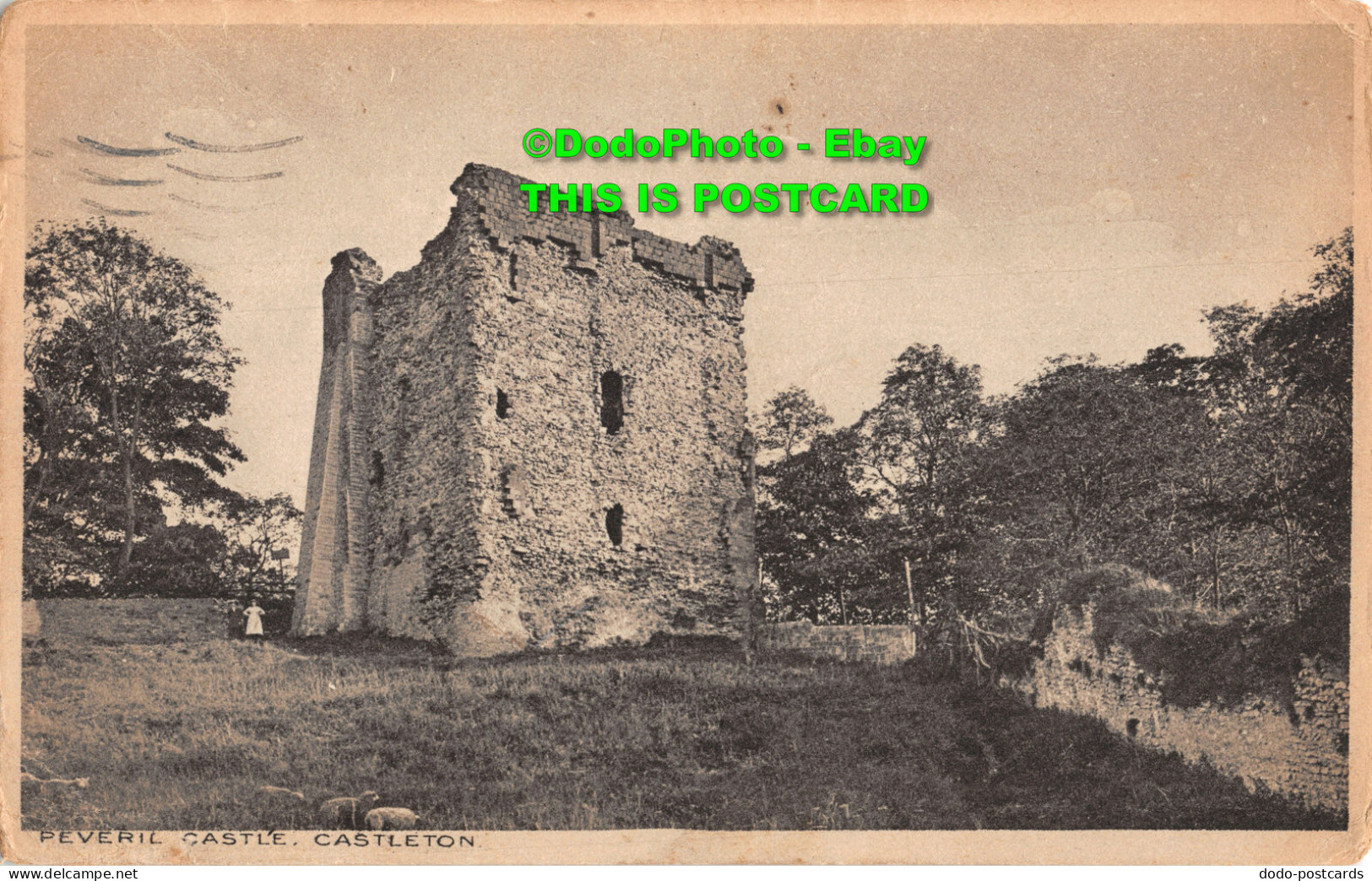 R356760 Peveril Castle. Castleton. Harry Pashley. 8023 2010. Printed In France. - World