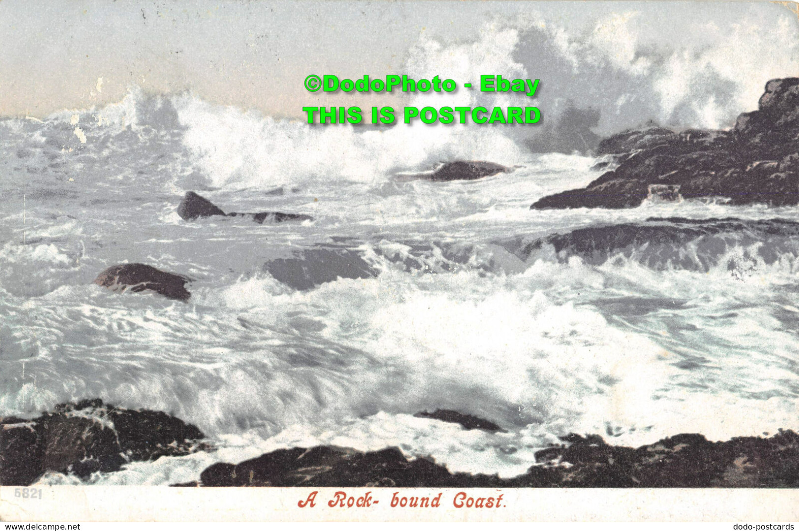 R355174 A Rock. Bound Coast. Postcard. 1905 - World