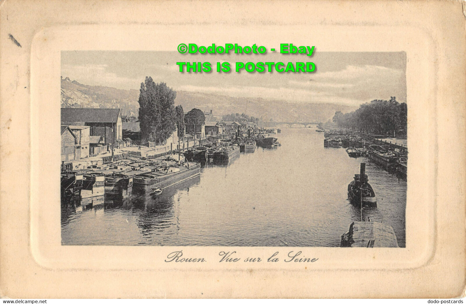 R355175 Rouen. Vue Sur La Leine. Postcard. 1915 - World