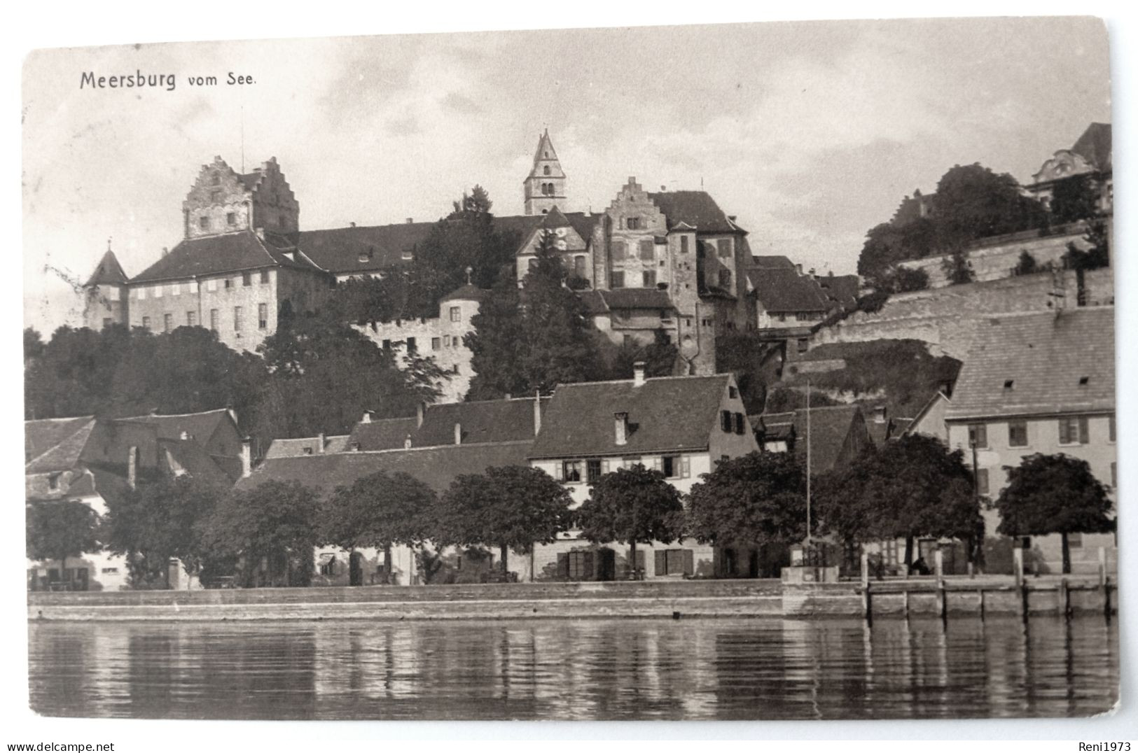 Meersburg Vom See Aus Gesehen, 1911 - Meersburg