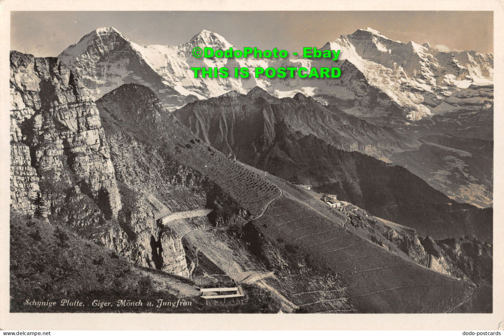 R356167 Schynige Platte. Eiger. Monch U. Jungfrau. 8702. Phot. Gabler - World