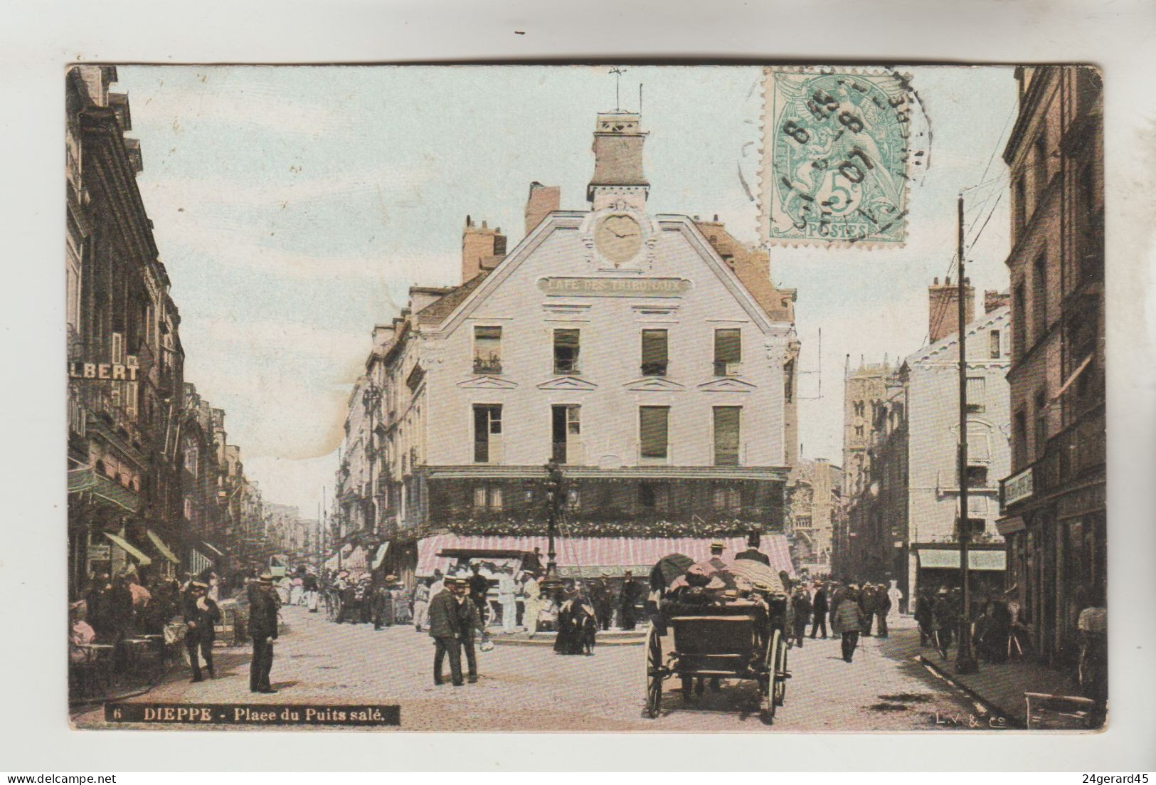 CPA DIEPPE (Seine Maritime) - Place Du Puits Salé - Dieppe