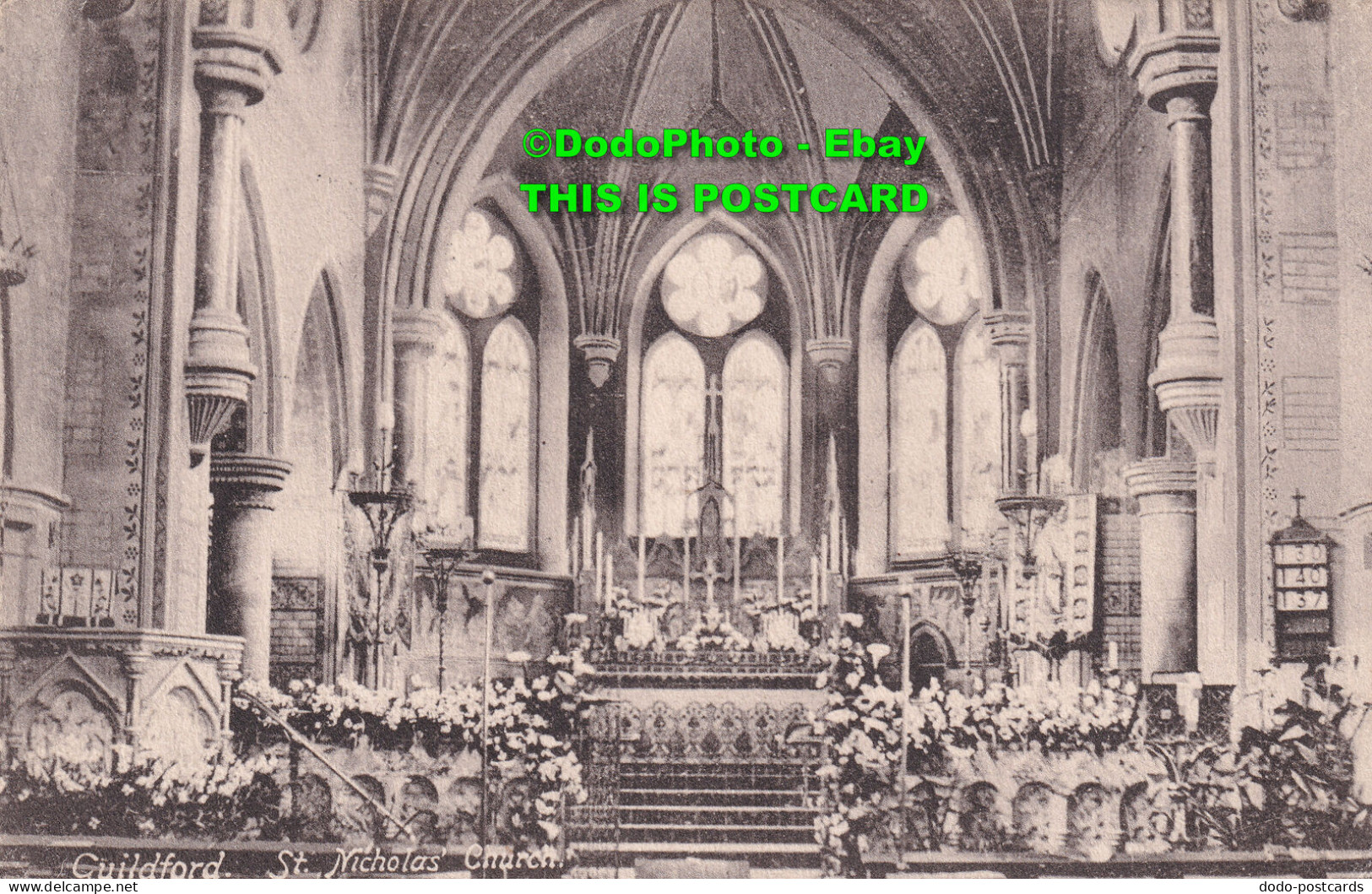 R356766 Guildford. St. Nicholas Church. Friths Series. 1905 - World
