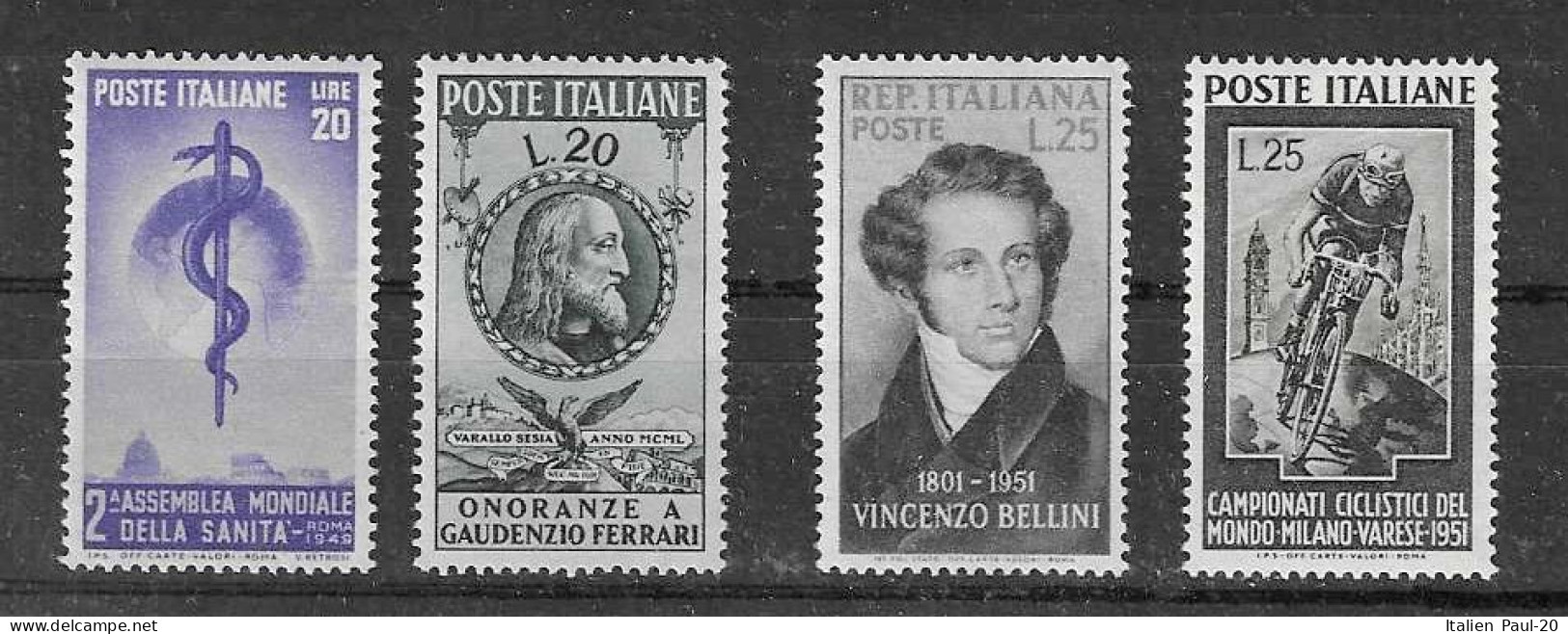 Italien - Selt./postfr. Ausgaben Aus 1949/52 - Aus Michel 780 Und 856! - 1946-60: Nieuw/plakker