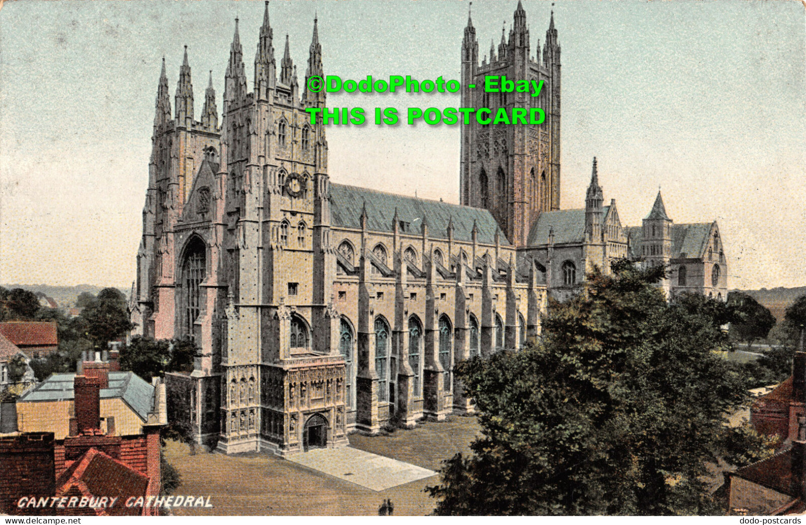 R356178 Canterbury Cathedral. Kromo Series. No. 22010. B. And D. London - Other & Unclassified