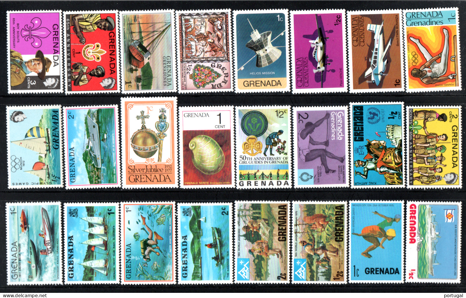 Grenade ( 79  ** Timbres Neuf ) - ( 4 Timbres Oblitere ) - Grenada (1974-...)