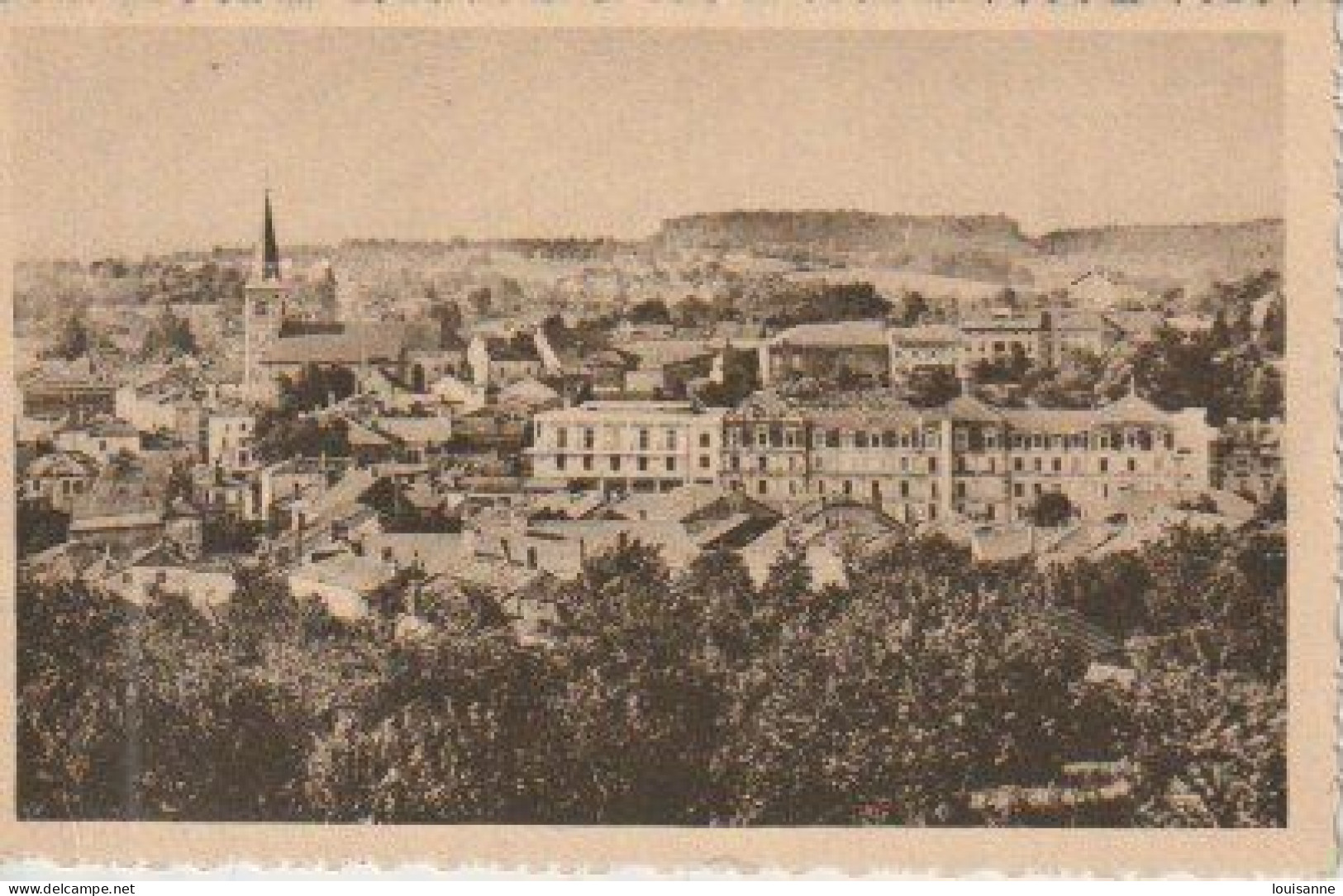 BAINS   -  LES   -  BAINS  ( 88 )   VUE  GÉNÉRALE  - C P A  ( 24  / 5  / 62  ) - Bains Les Bains