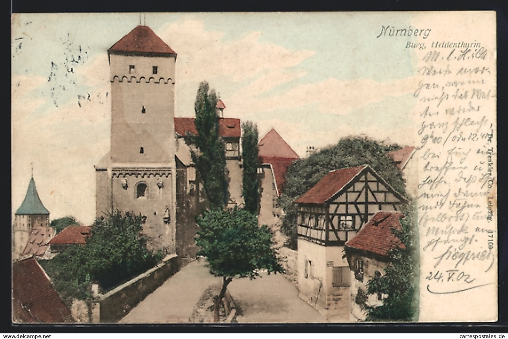 AK Nürnberg, Burg Mit Heidenthurm  - Nürnberg