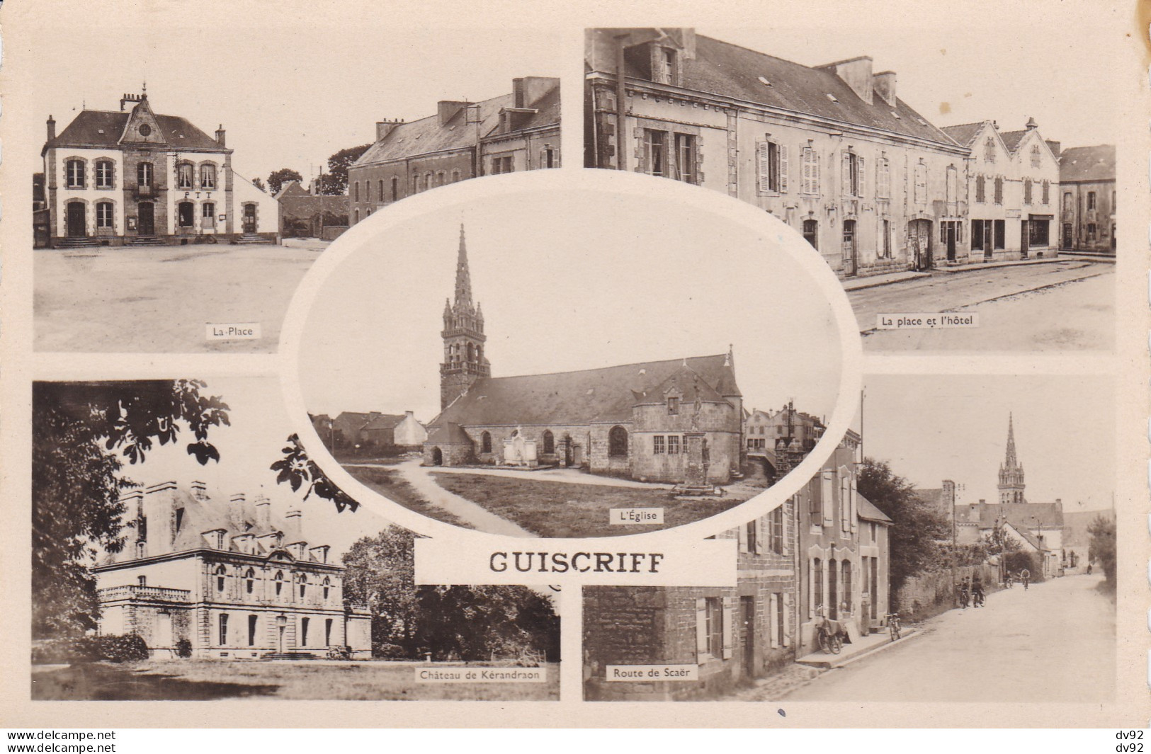 MORBIHAN GUISCRIFF CARTE MULTI VUES - Other & Unclassified