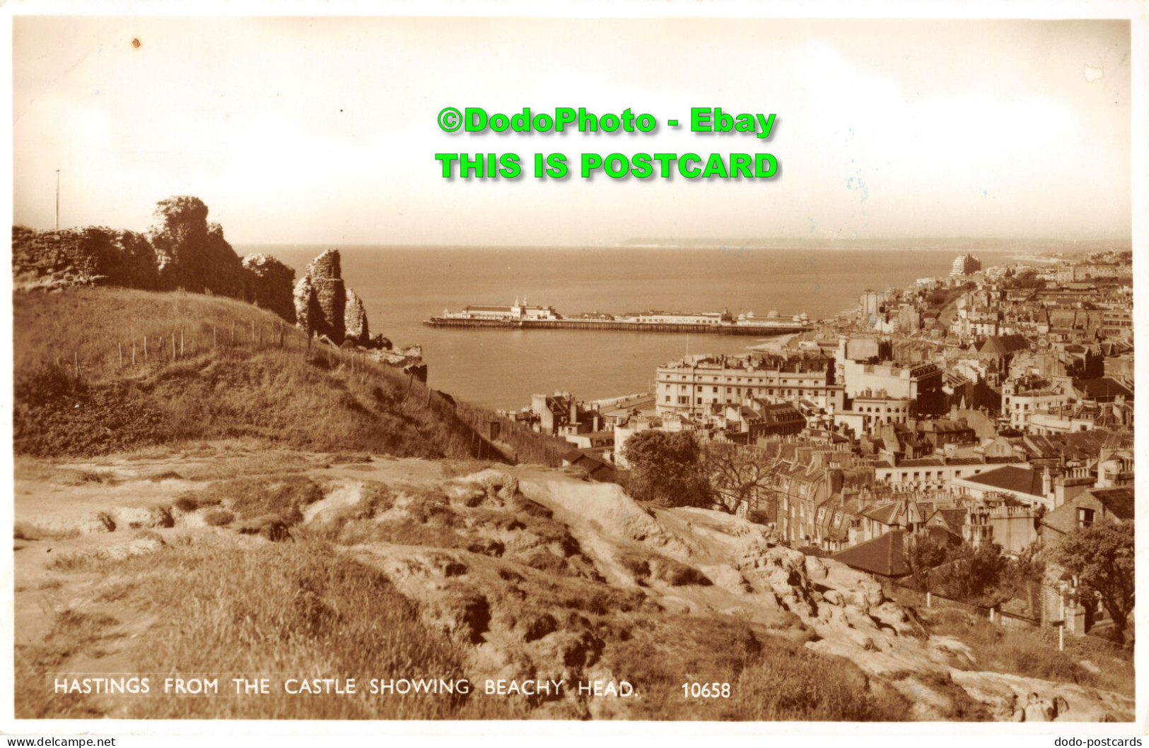 R356794 Hastings From The Castle Showing Beachy Head. 10658. Norman. Shoesmith A - World