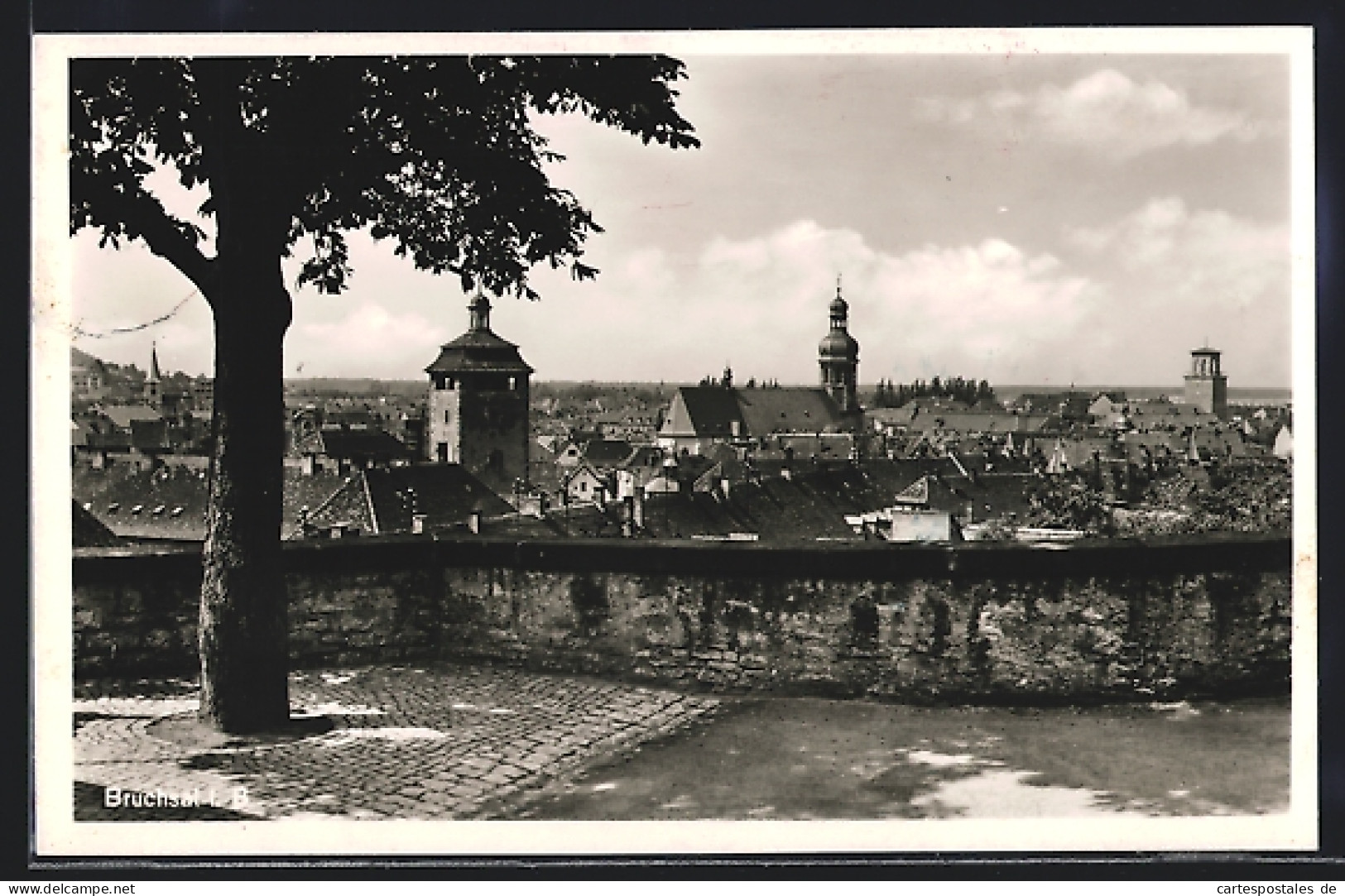 AK Bruchsal I. B., Blick über Die Dächer  - Bruchsal