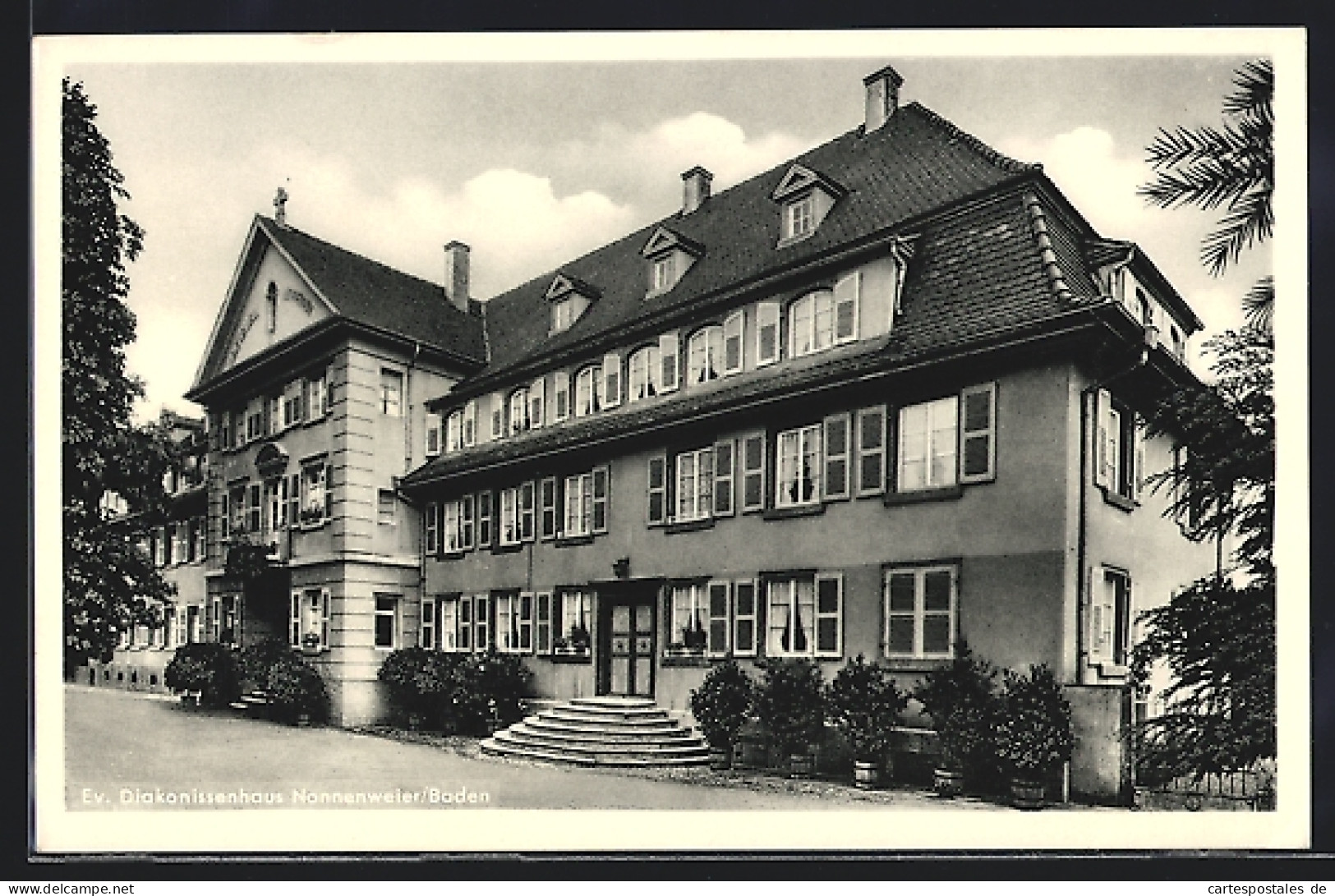 AK Nonnenweier /Baden, Blick Auf Das Ev. Diakonissenhaus  - Baden-Baden