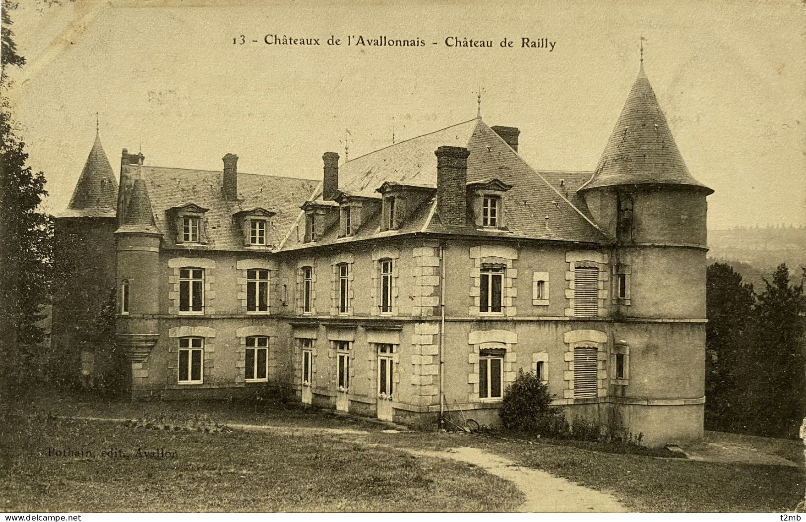 CPA (Yonne) - Châteaux De L'Avallonnais - Château De Railly (n° 13) - Otros & Sin Clasificación